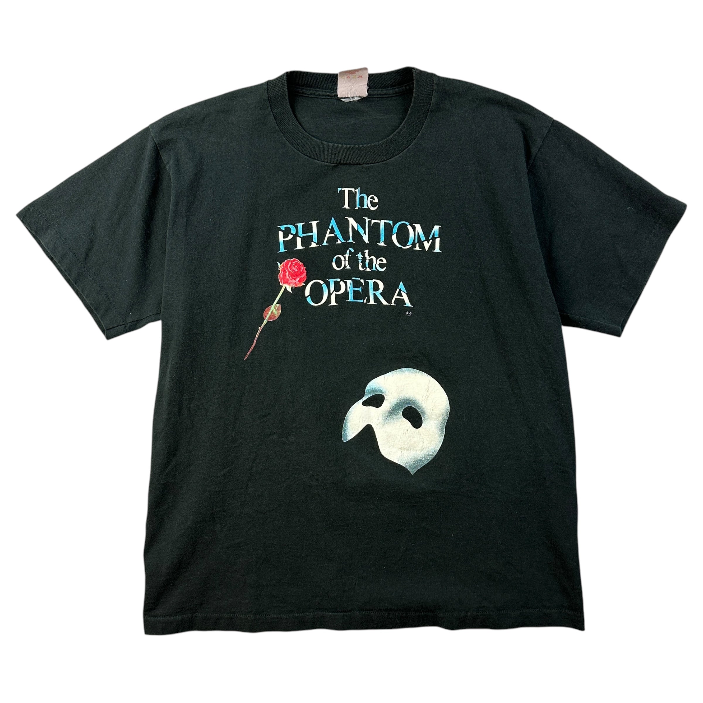 Vintage The Phantom Of The Opera Tee Black