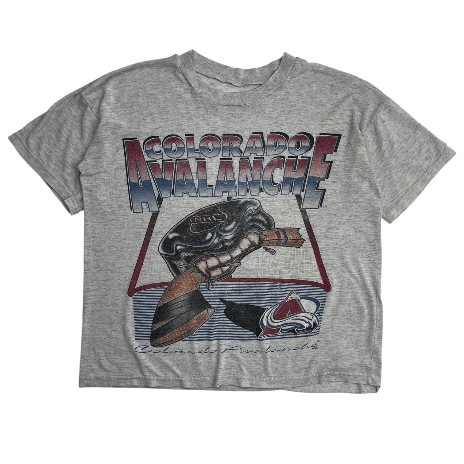 Vintage Colorado Avalanche Cartoon NHL T-Shirt
