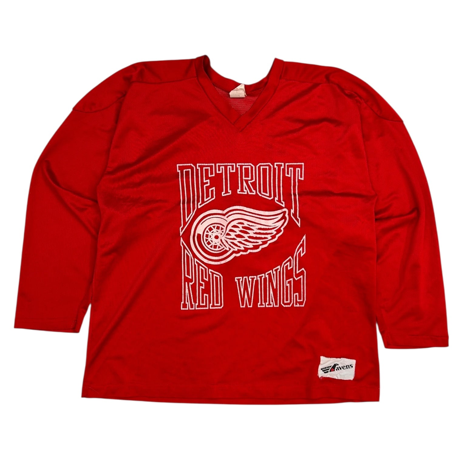 Vintage Ravens Detroit Redwings Practice Jersey Red/White
