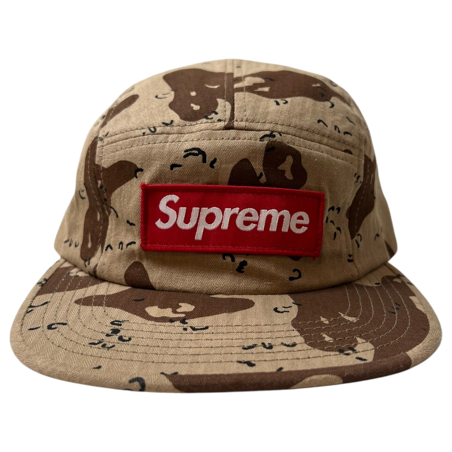 Supreme Washed Chino Twill Desert Camo Camp Cap