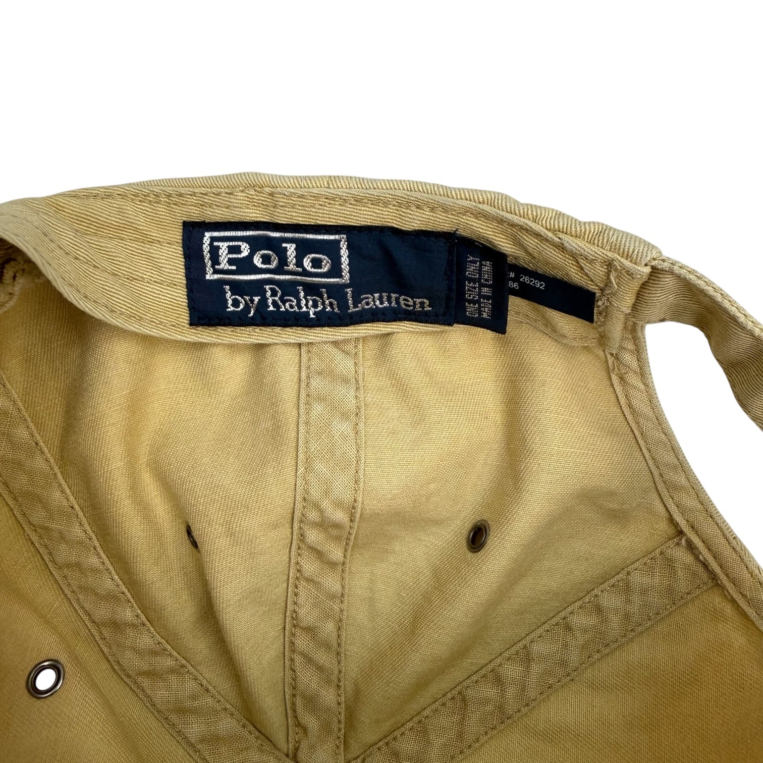 Vintage Polo Ralph Lauren USA Hat Khaki