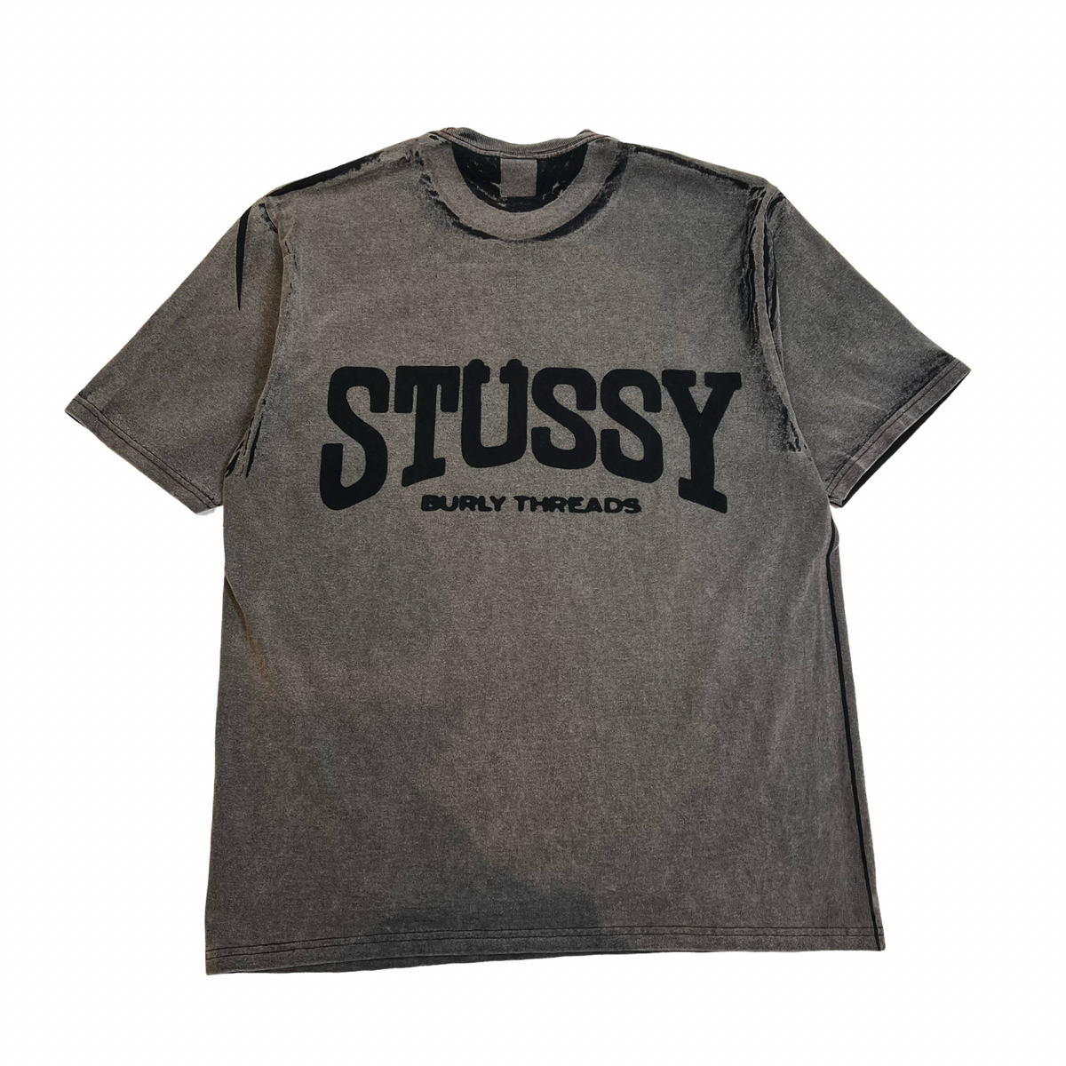 Stüssy Burly Stone Washed T-Shirt Black