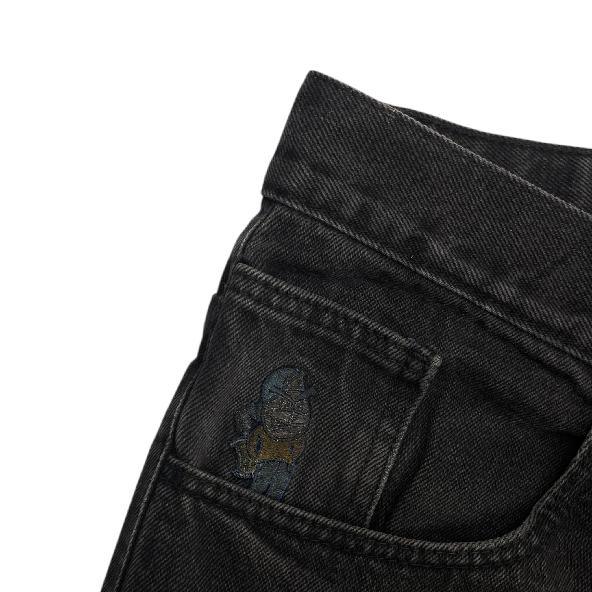 Polar ‘93 Denim Black Wash Denim Bottoms