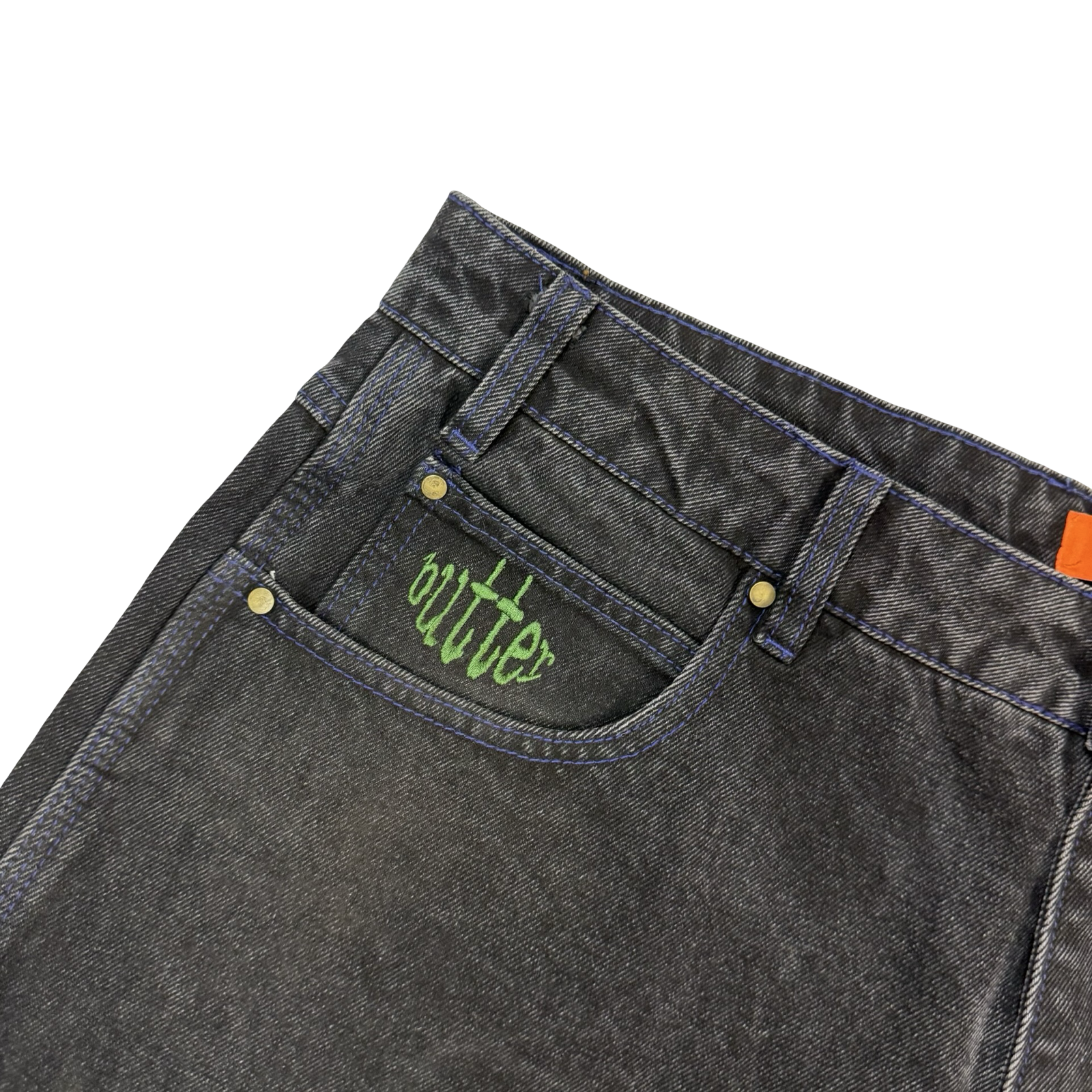 Butter Baggy Very Baggy Fit Denim Pants Black