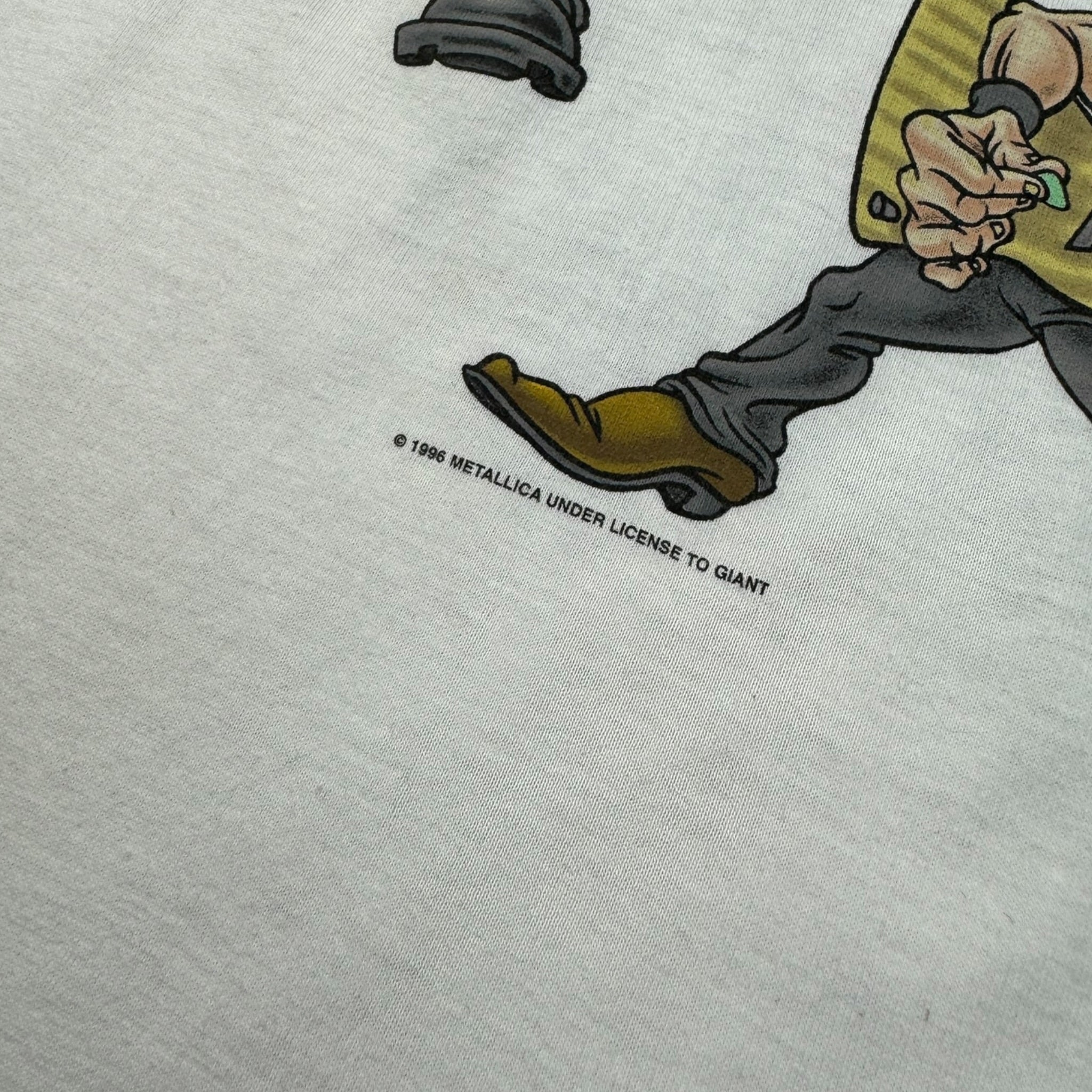 1996 Metallica Chavez Cartoon T-Shirt