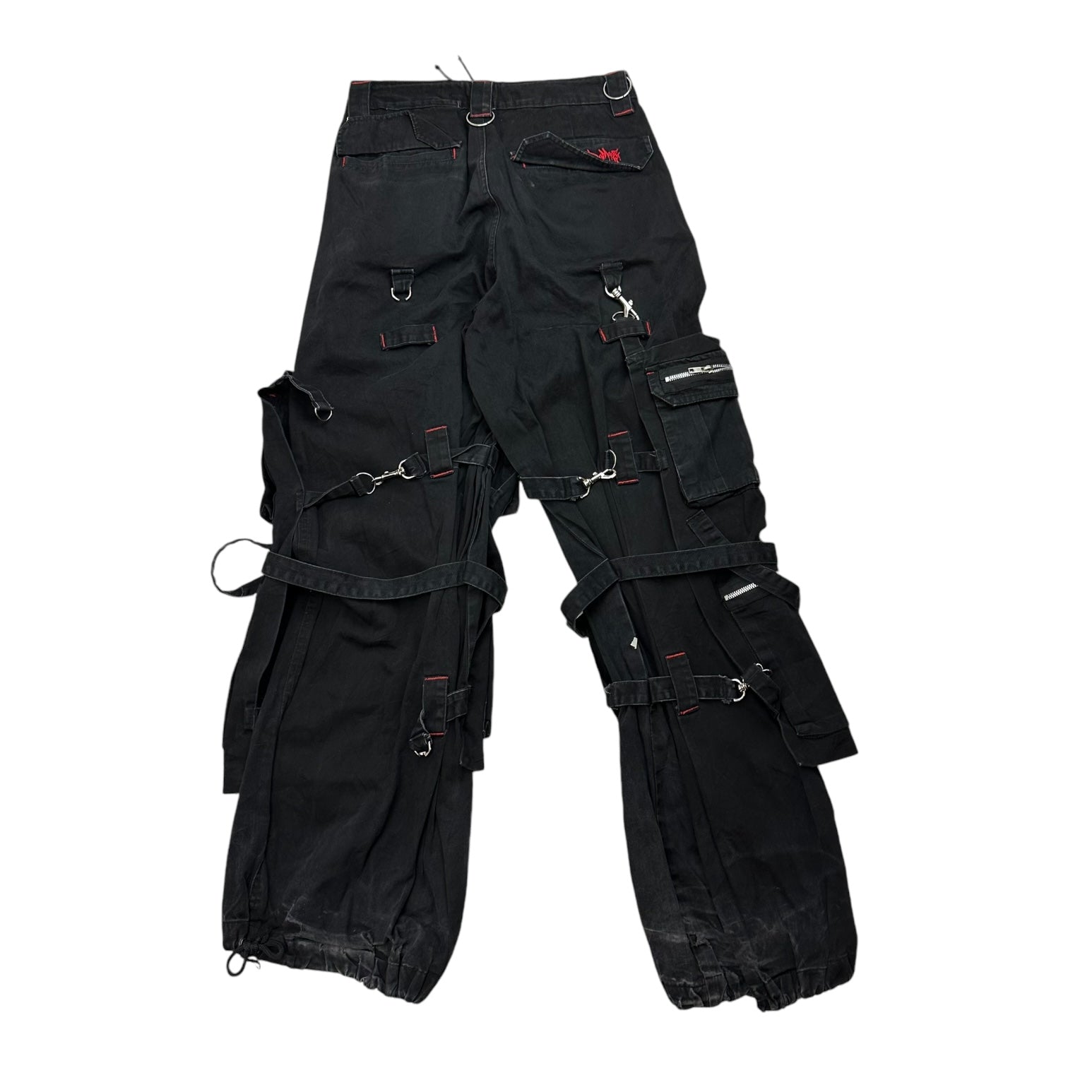 Vintage Y2K Tripp Style Criminal Damage Pants Black