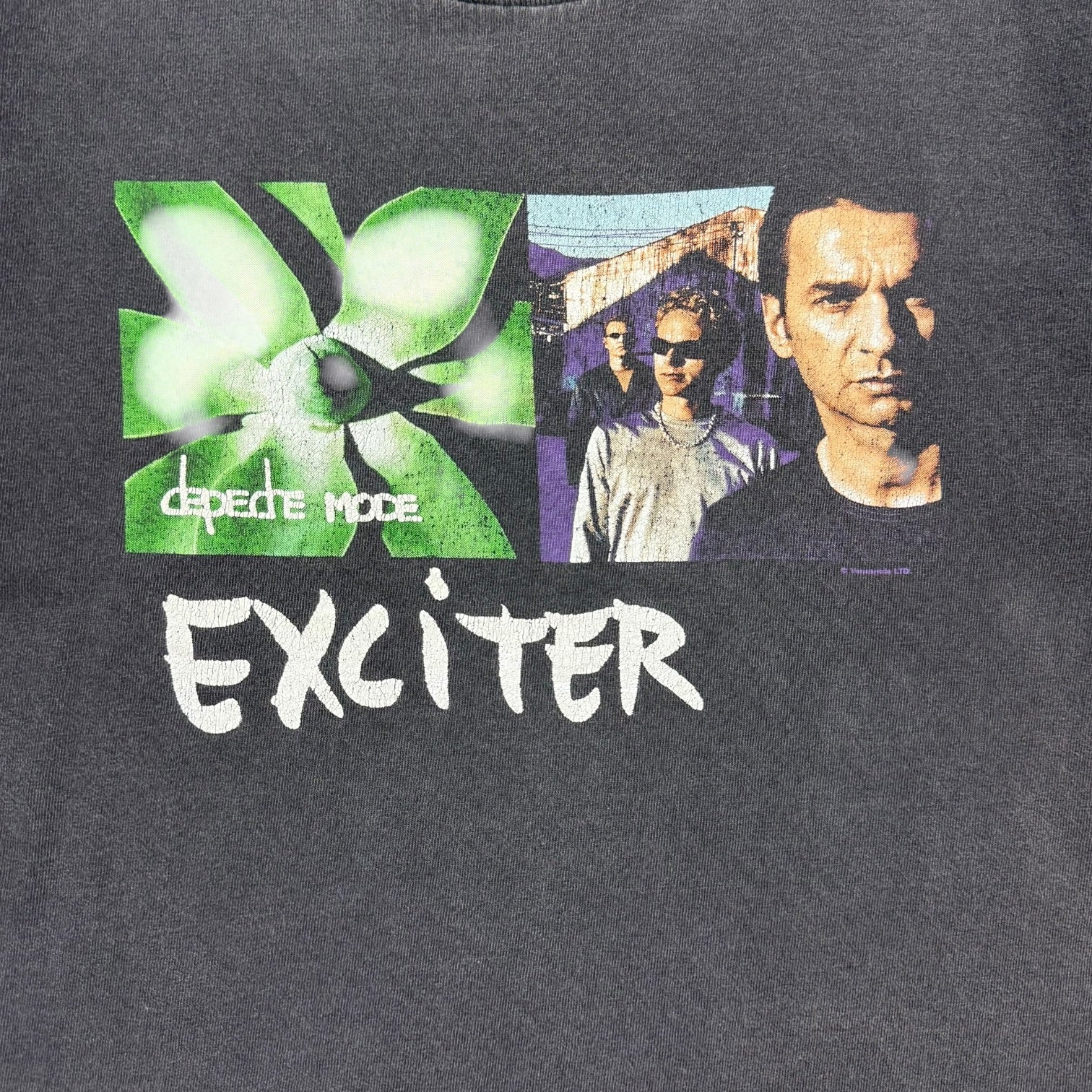 2001 Depeche Mode Exciter Tour Tee Black