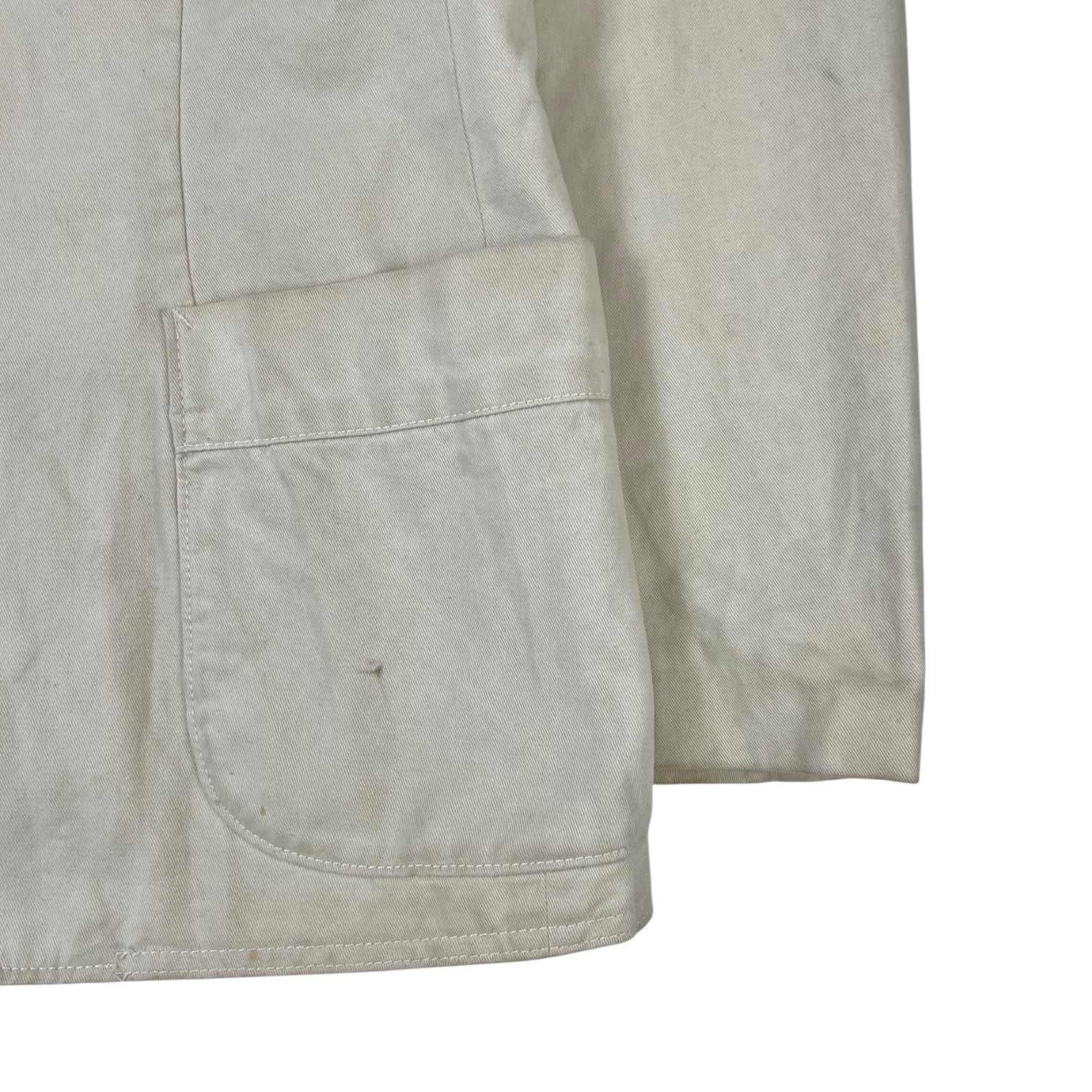 Vintage Jean Paul Gaultier JPG Jeans Chore Coat Bone