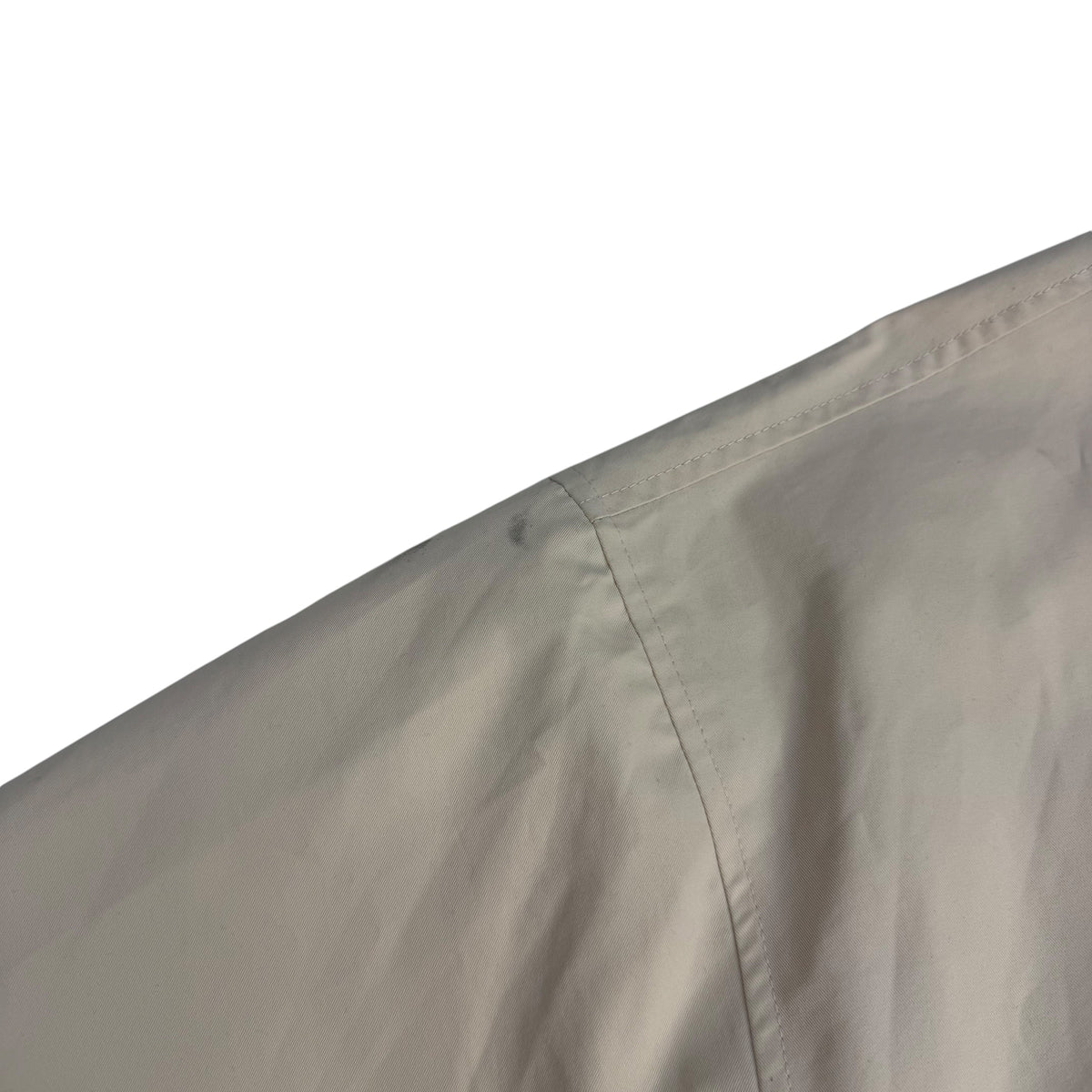 Fear Of God Essentials Spread Collar Button Trench Coat Eggshell