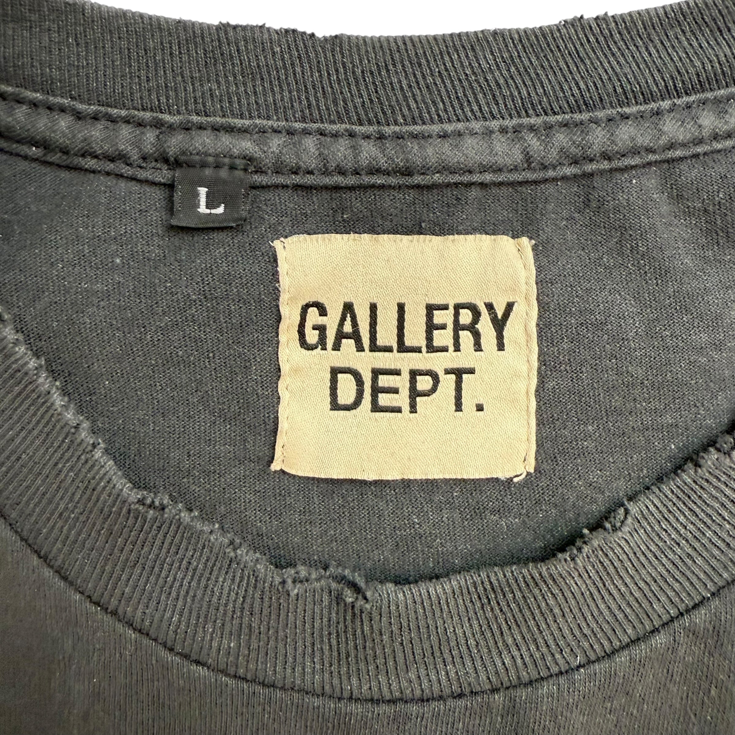 Gallery Dept. Drive Thru Tee Faded Black