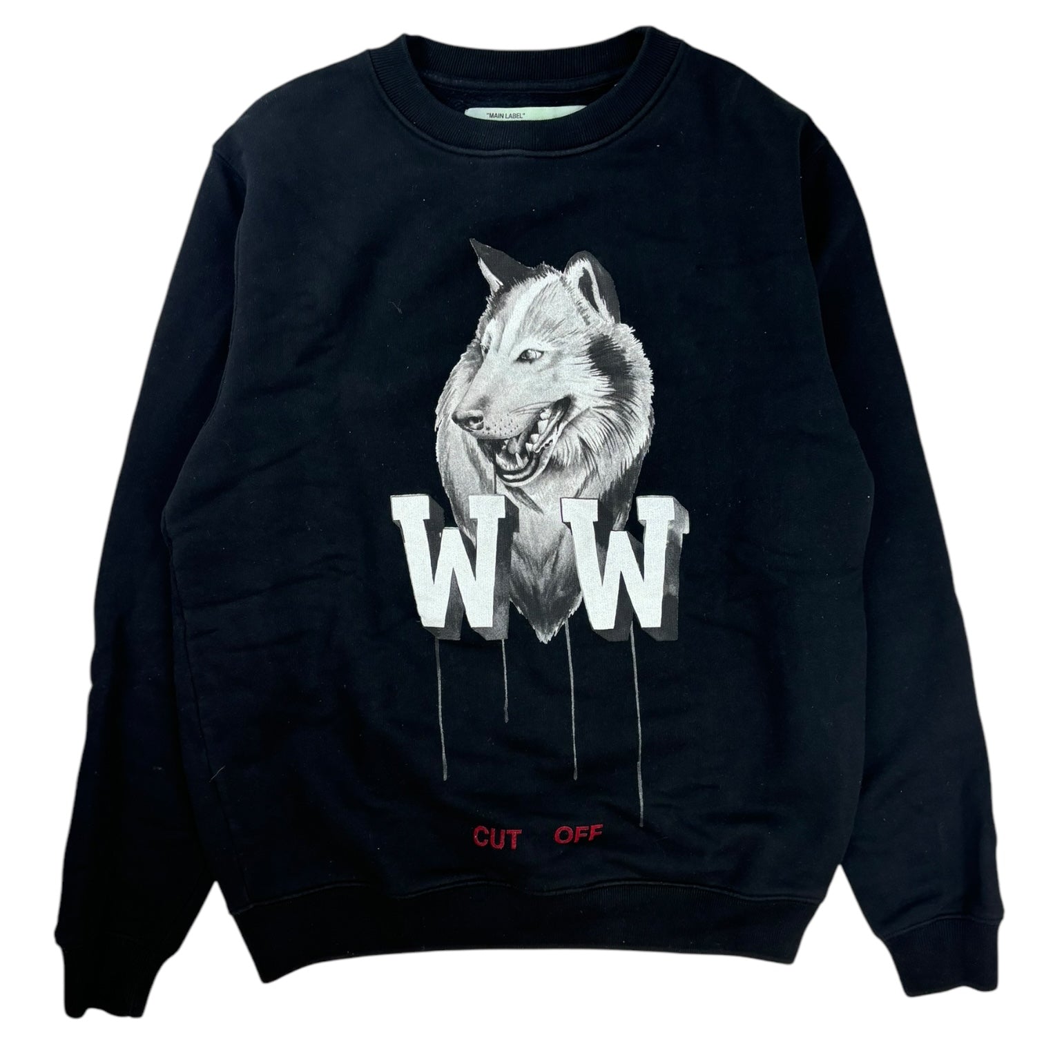 2013 Off-White Othelo’s Wolf Crewneck Black