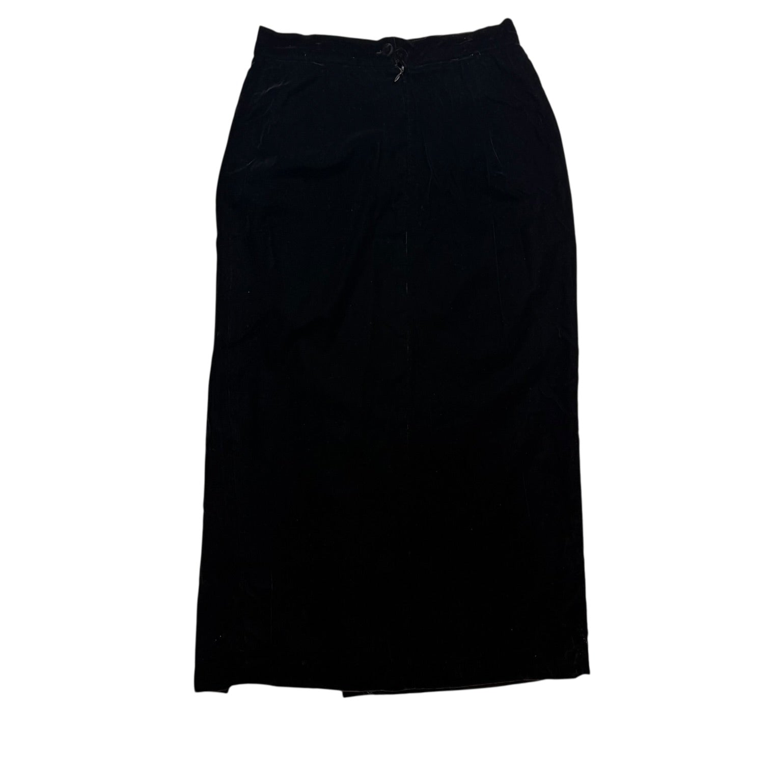 (W) Vintage Velvet Skirt Black