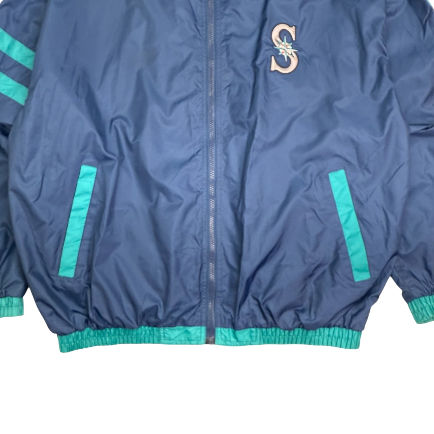 Vintage Pro Player Seattle Mariners Windbreaker Dark Blue
