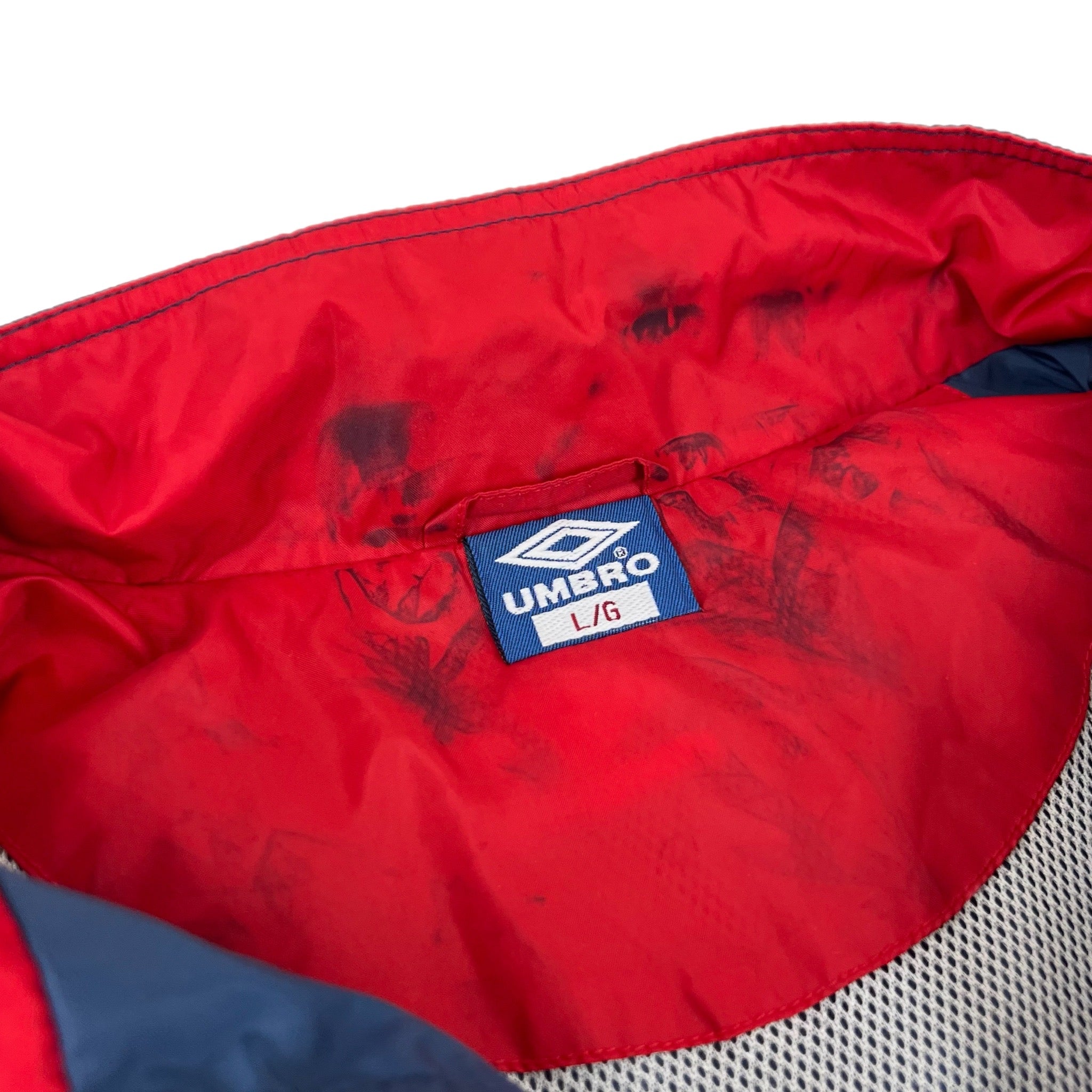 Vintage Umbro Nylon Jacket Blue/Red/White