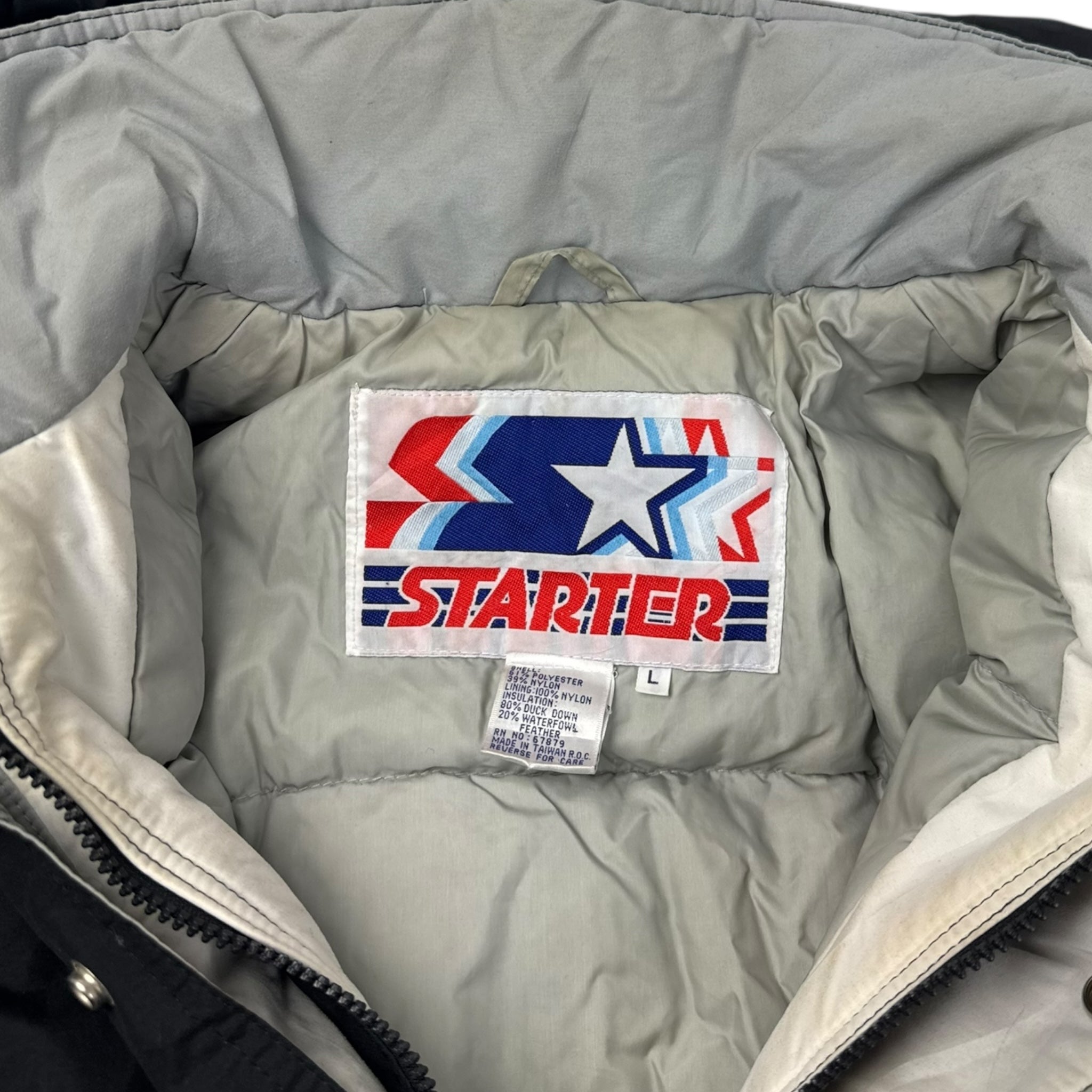 Vintage Raiders Long Parka Starter Jacket