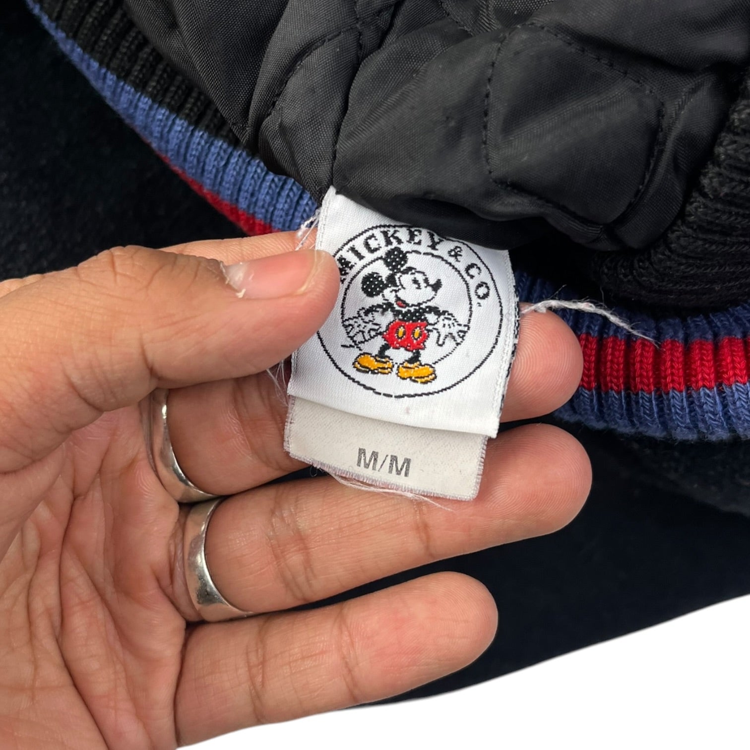 Vintage Mickey Billiards Disney Wool Bomber Jacket