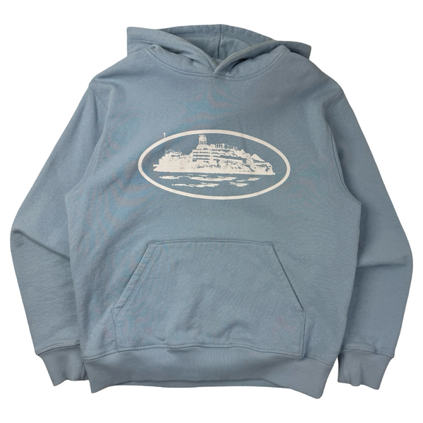 Corteiz Alcatraz Hoodie Baby Blu