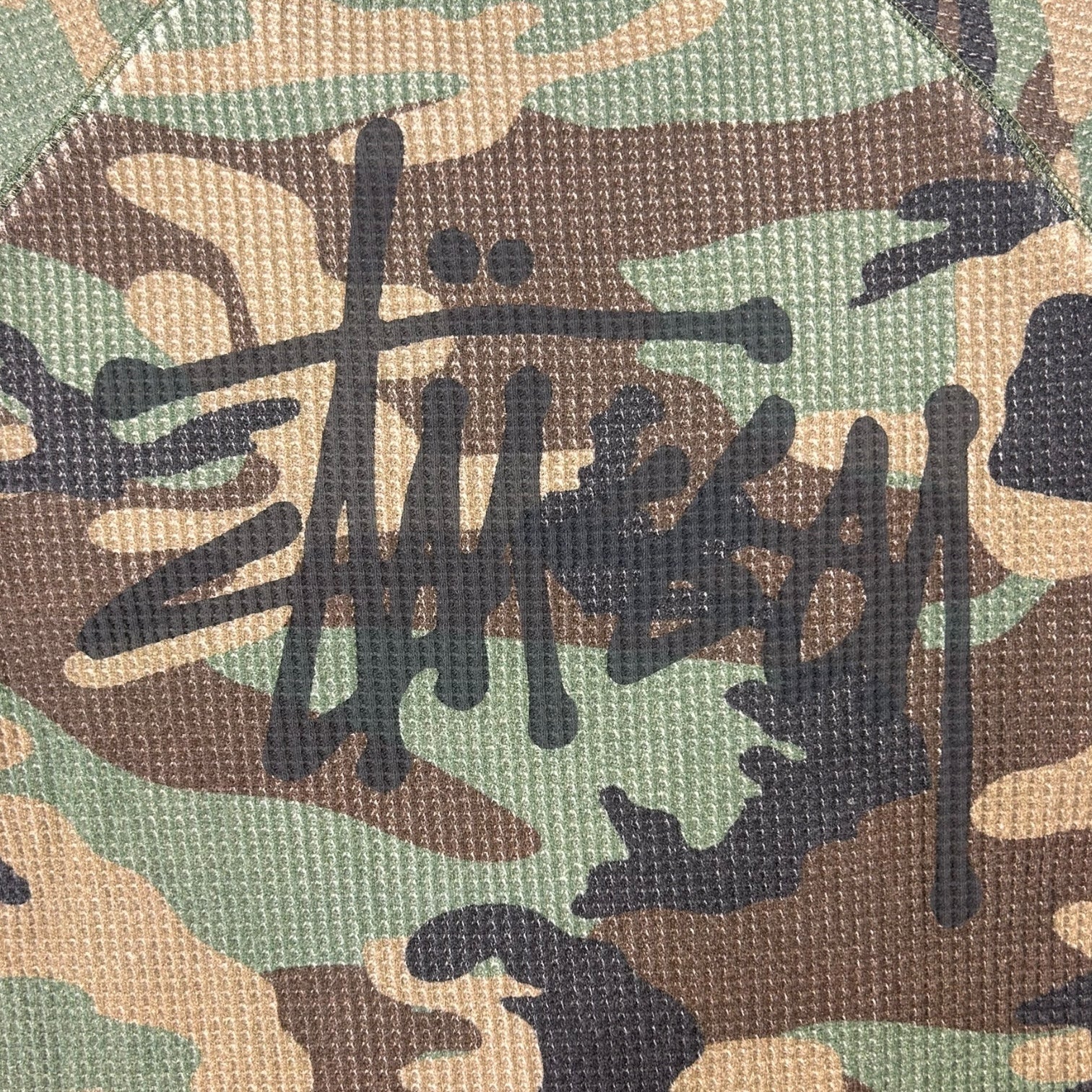 Stüssy Raglan Thermal Woodland Camo