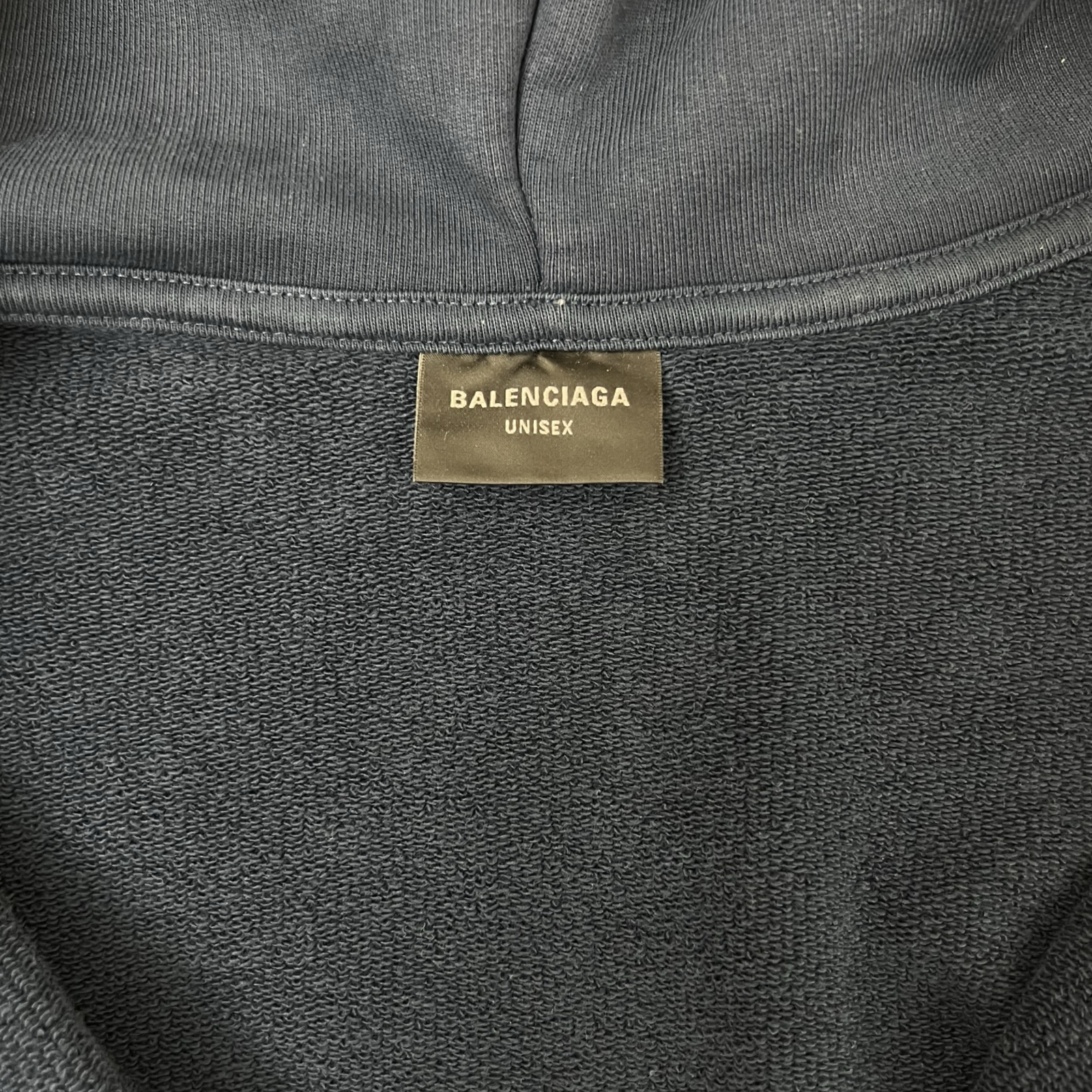 Balenciaga World Food Programme Zip Hoodie Navy