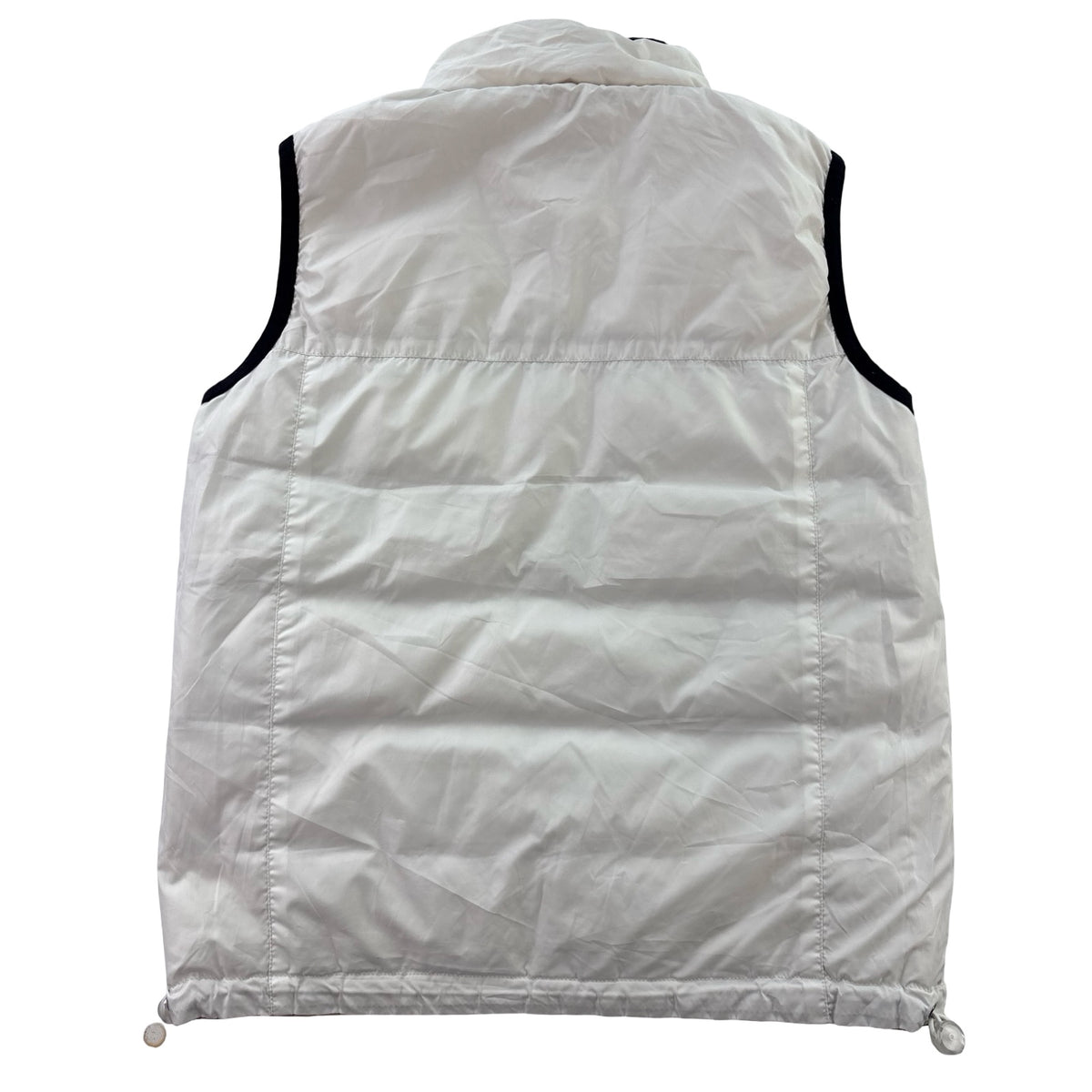 Vintage Balenciaga Sports Down Reversible Vest Eggshell