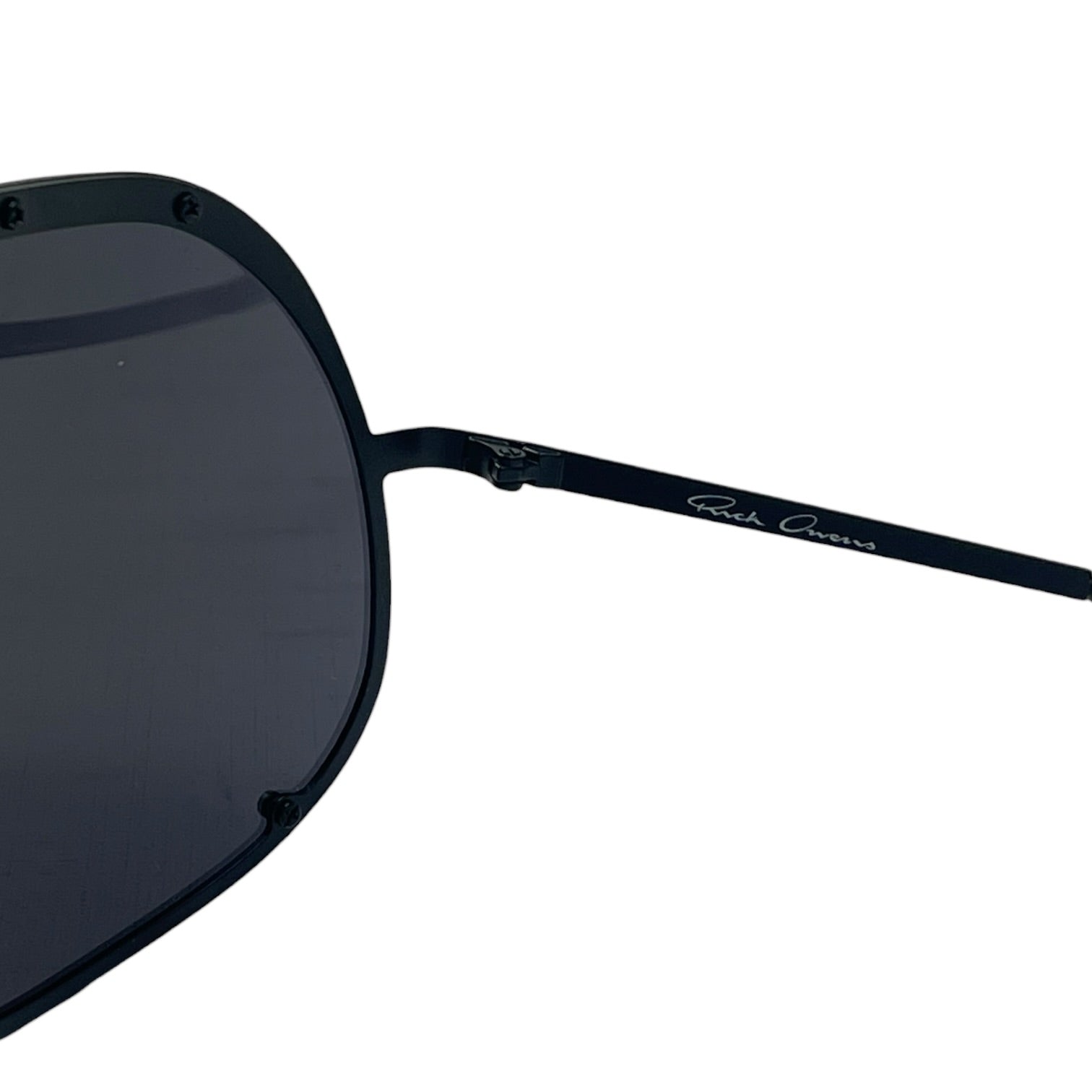 Rick Owens Shield Sunglasses Black Black RG0000006 GBLKB 0909