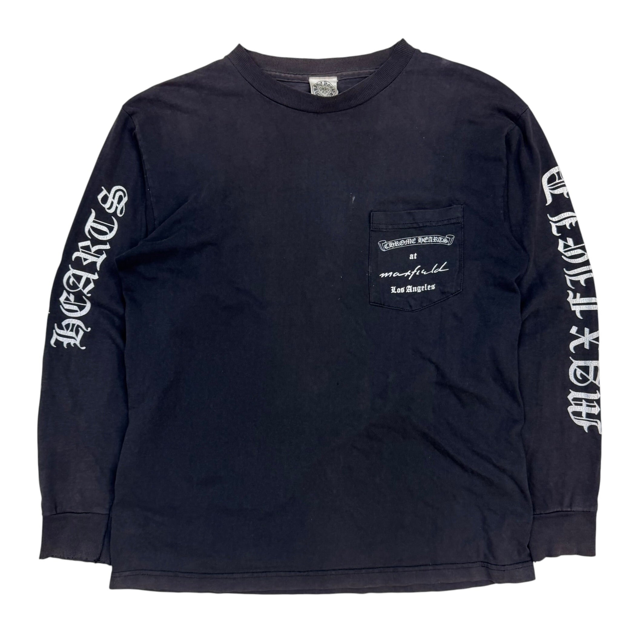 Vintage Chrome Hearts at Maxfield Los Angeles L/S Tee Black
