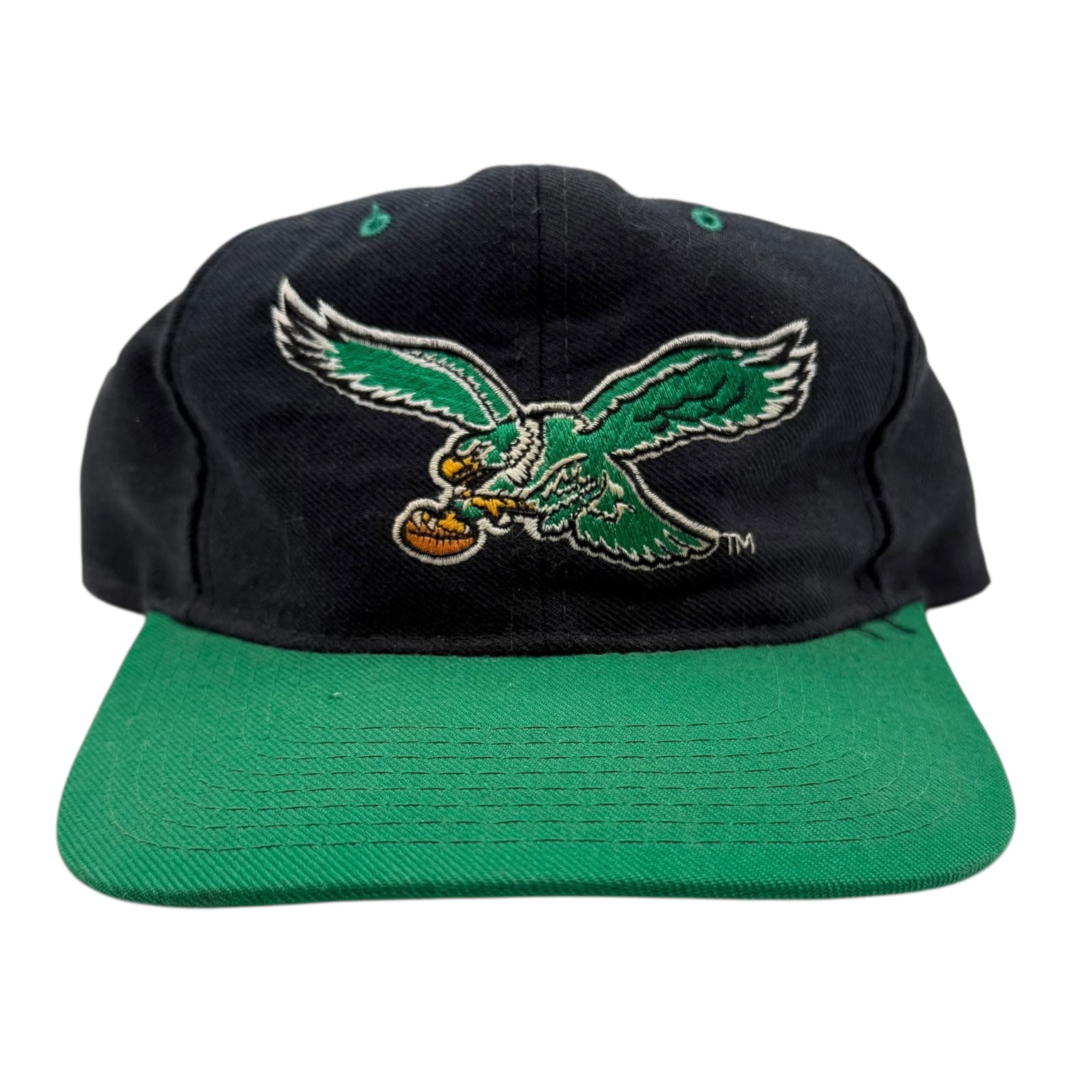 Vintage Philadelphia Eagles Logo Hat Black/Green