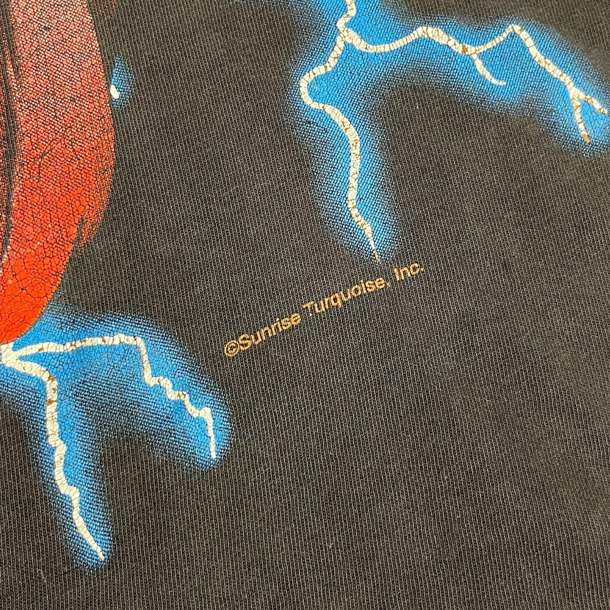 Vintage American Thunder Lightning Wizard T-Shirt