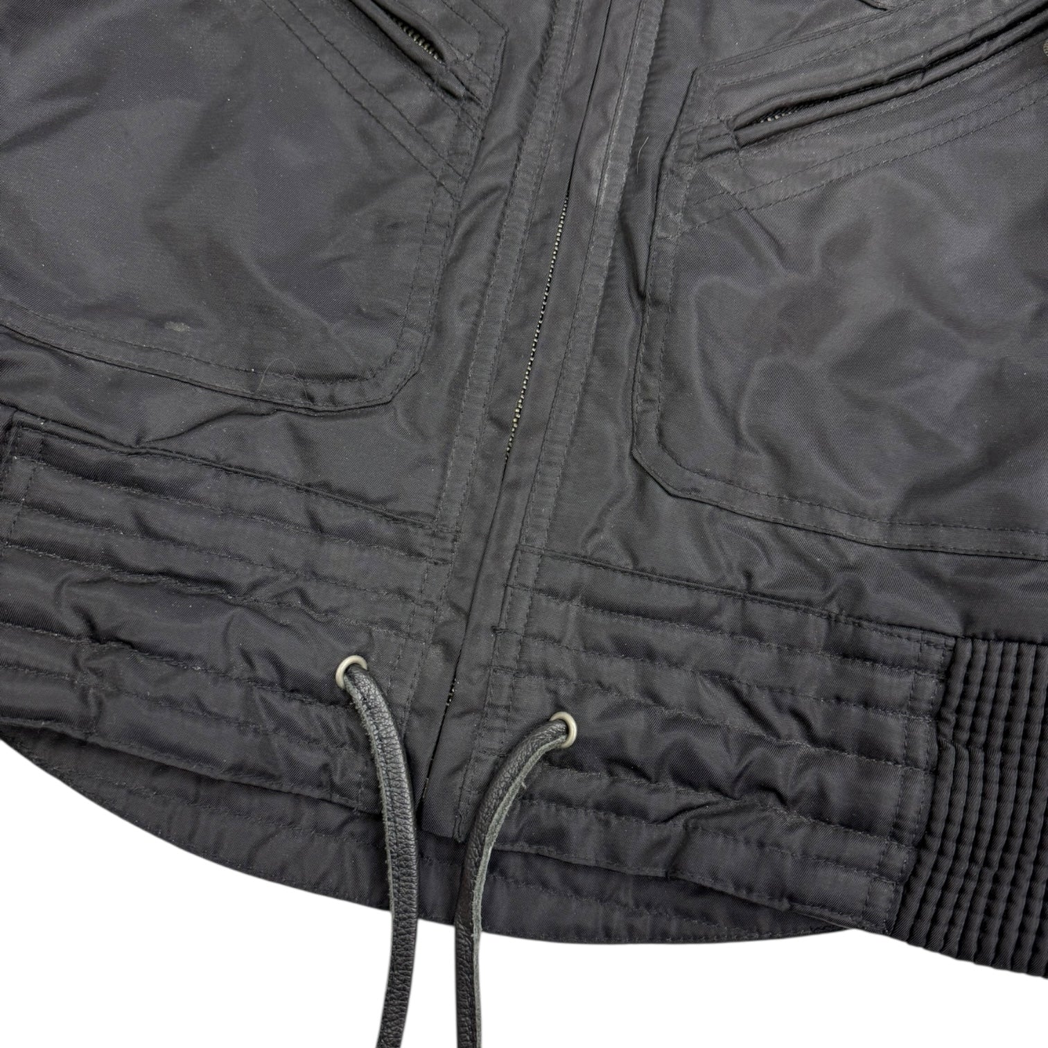 Vintage Harley Davidson Women’s Nylon Jacket Black