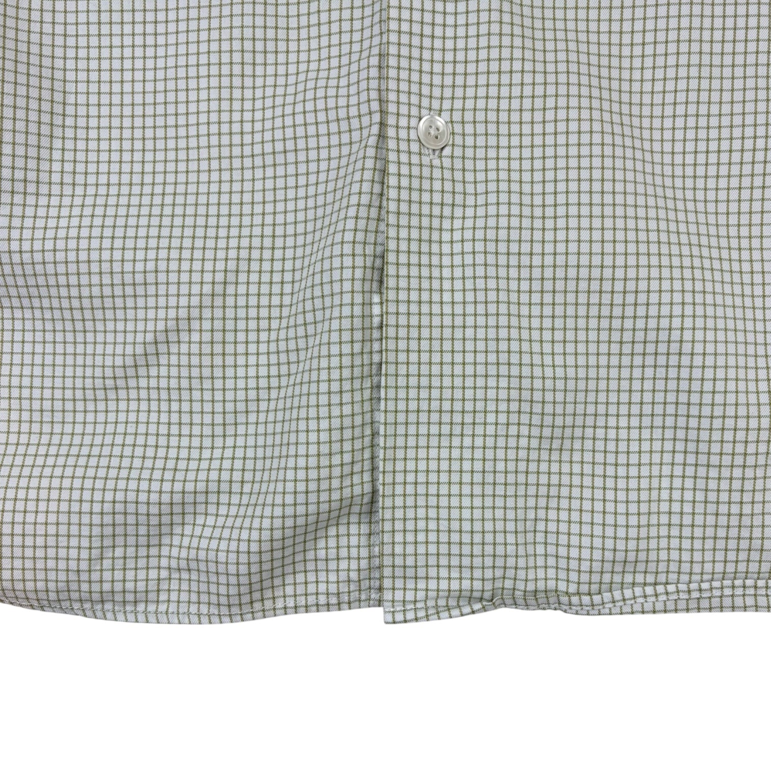 Raf Simons x Fred Perry SS19 Check Button-Up T-Shirt White