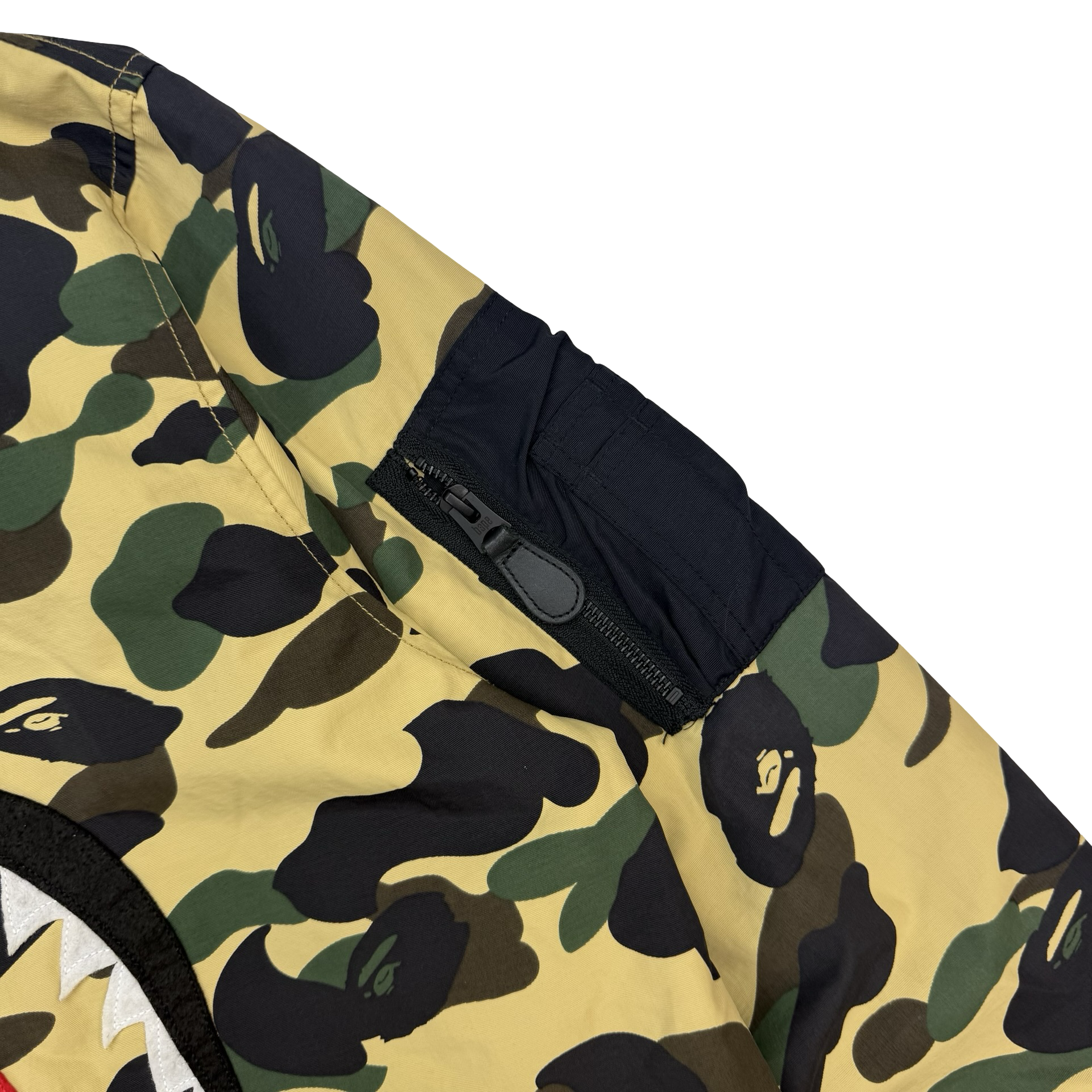 A Bathing Ape PONR 1st Camo Zip Up Jacket Green