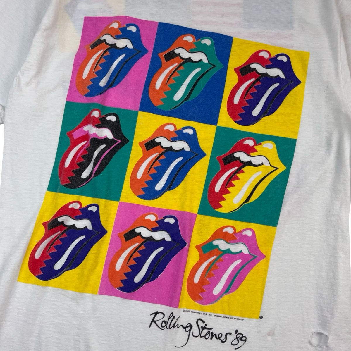 1989 The Rolling Stones The North American Tour Band T-Shirt