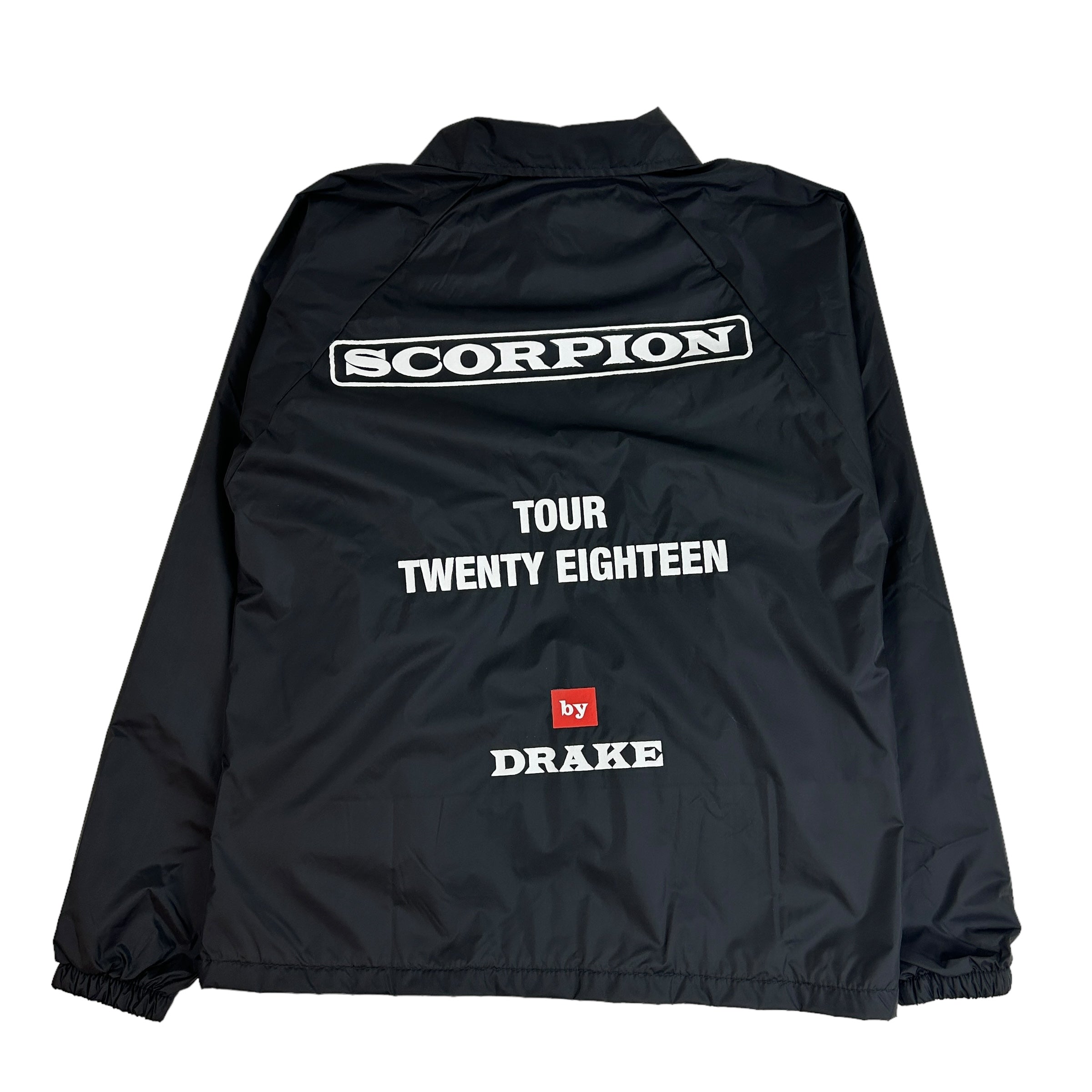 Drake Scorpion Tour 2018 Coach Jacket Black