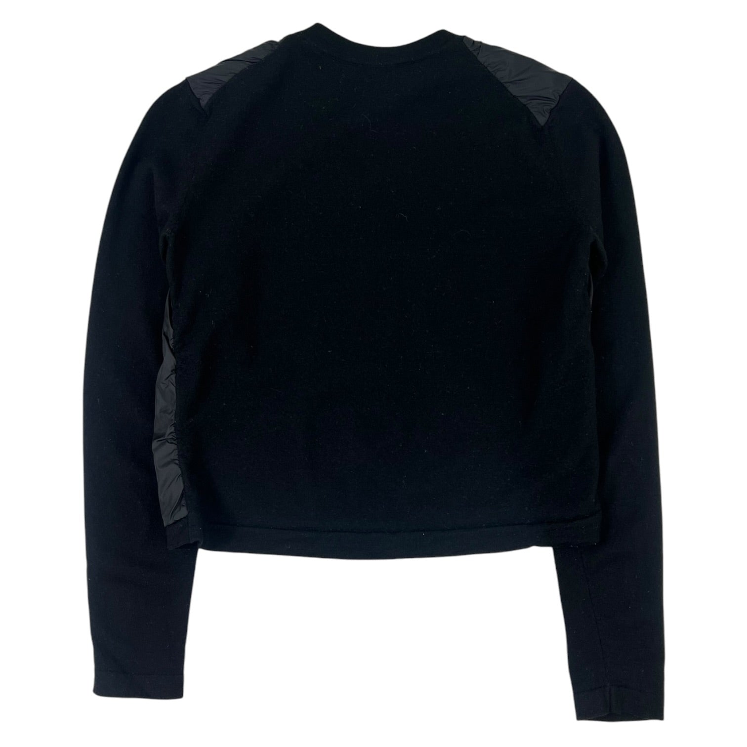 (W) Moncler Maglia Tricot Alla Coreana Cardigan Black