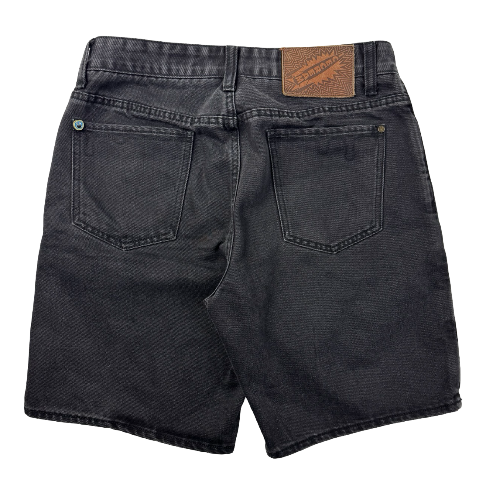 Ice Cream Running Dog Denim Shorts