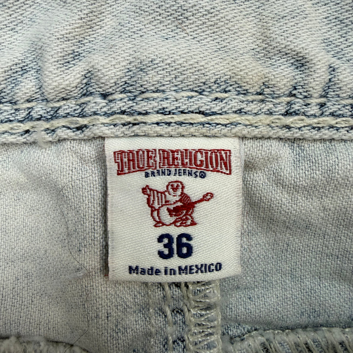 True Religion Straight Light Wash Jeans Blue