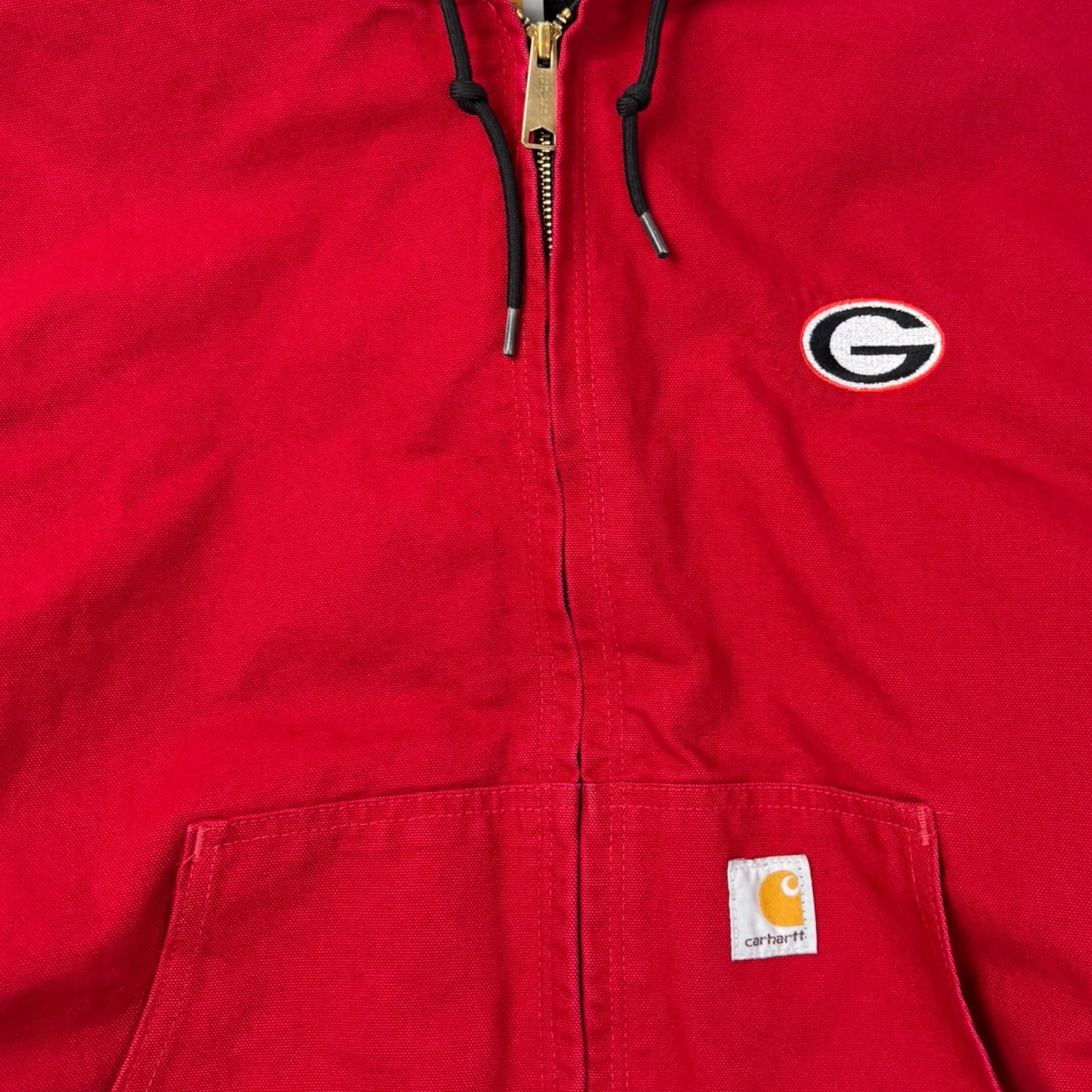 Vintage Carhartt Thermal Lined Active Jacket Red Hot