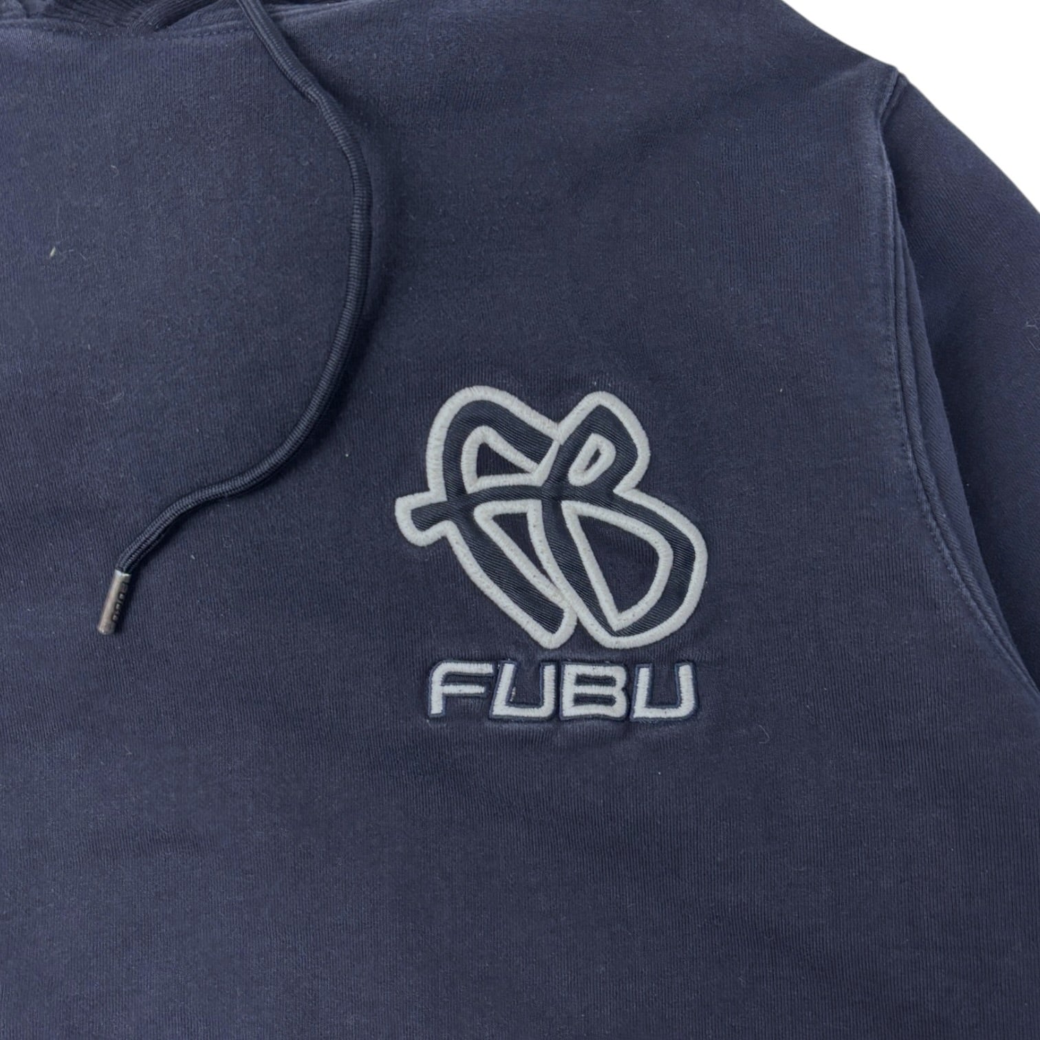 Vintage Y2K Fubu Pullover Hoodie Navy