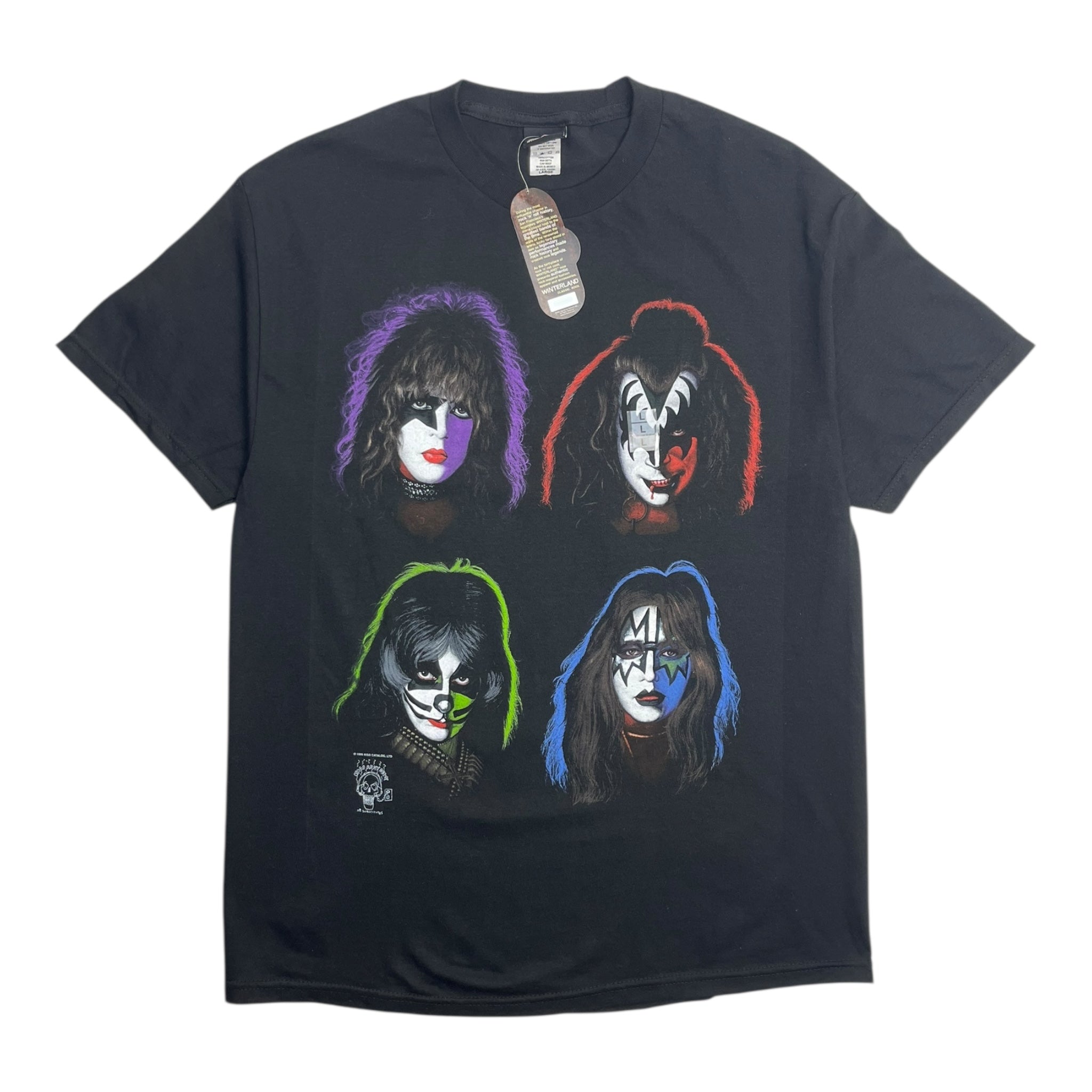 Vintage Kiss 4 Faces T-Shirt