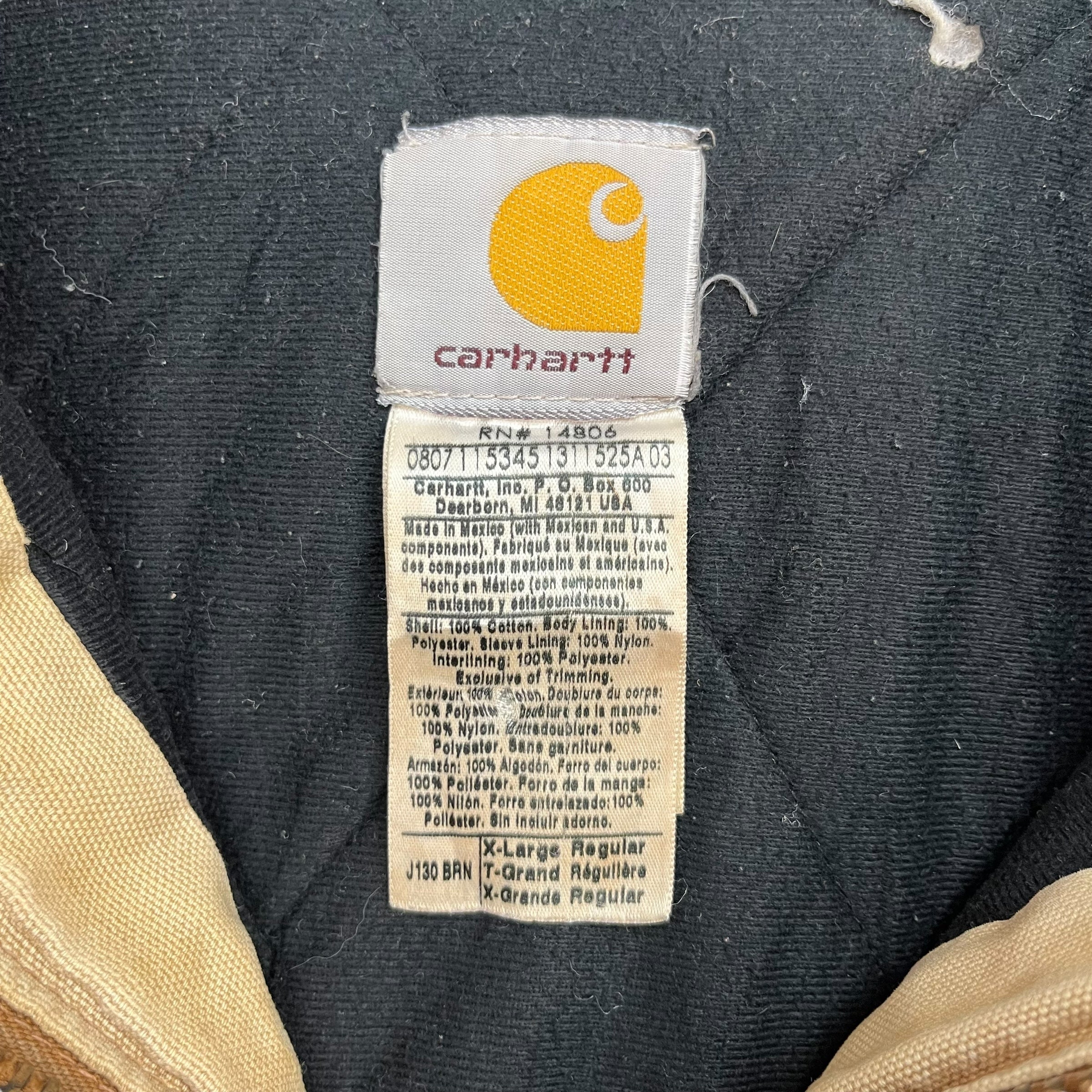 Vintage Carhartt Active Jacket Sandstone