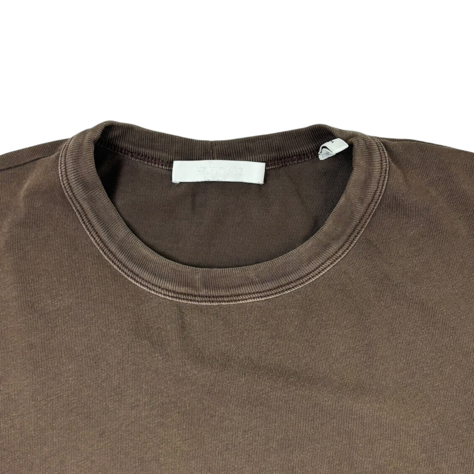 Helmut Lang Lazer Logo T-Shirt Brown