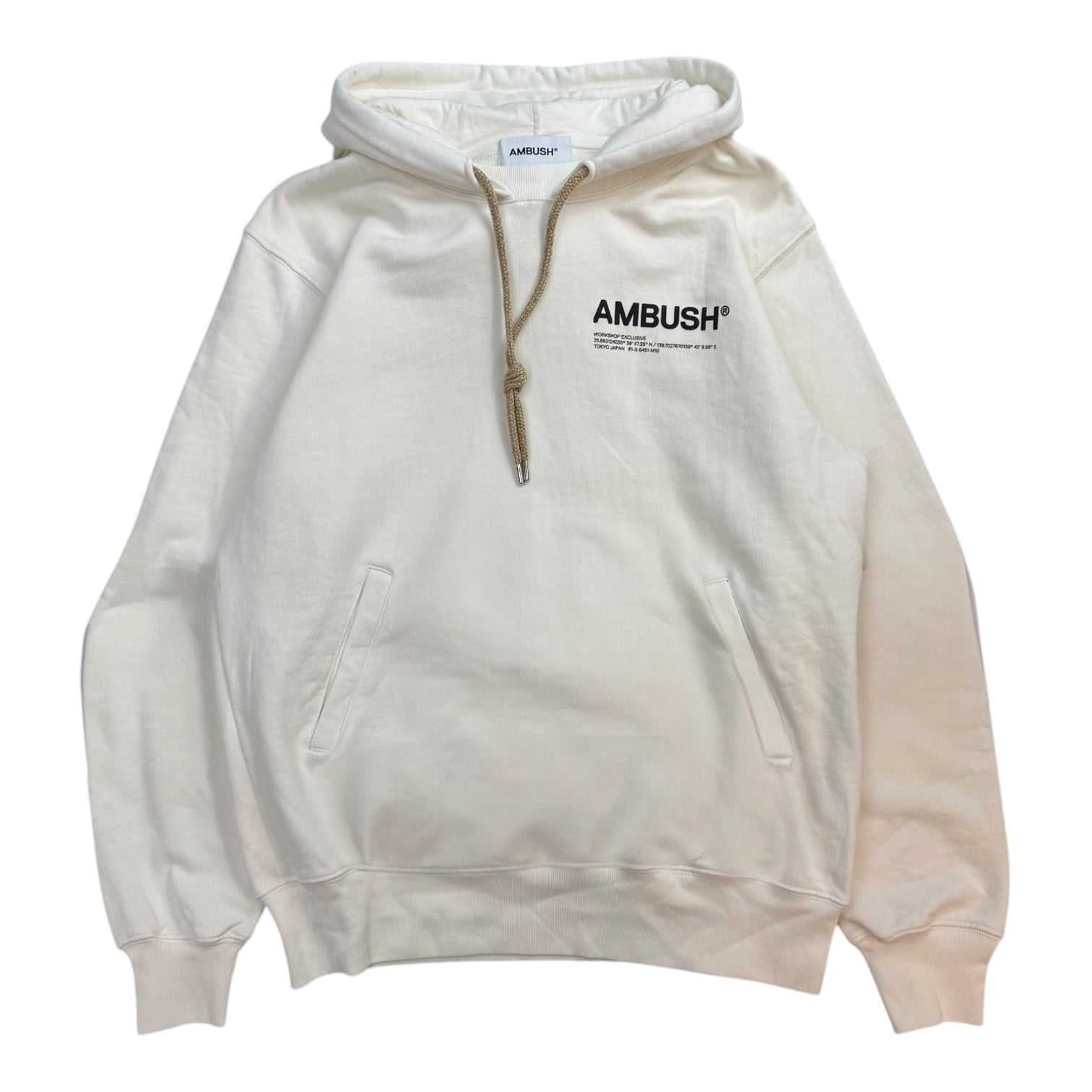 Ambush Workshop Cotton Hoodie White