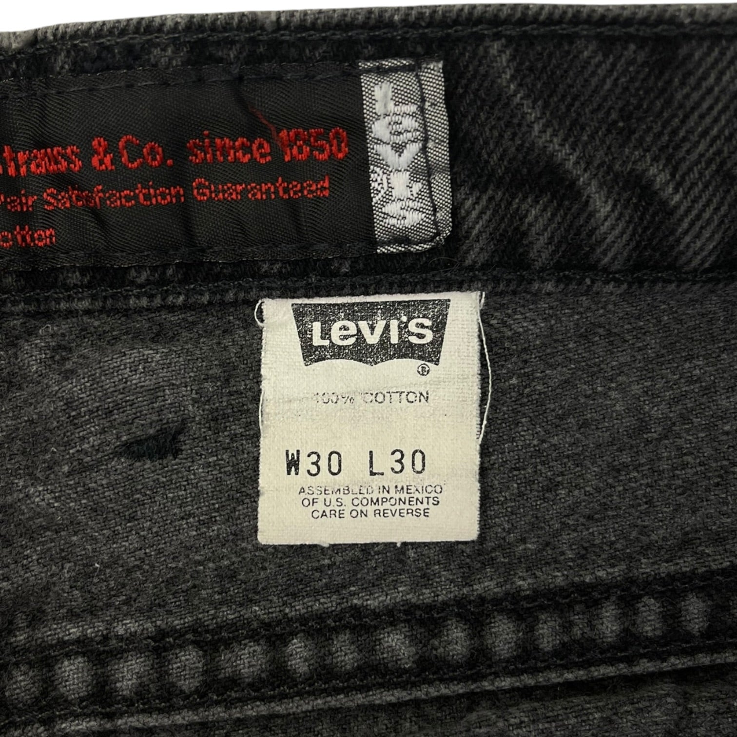 Vintage Levi’s Silver Tab Denim Jeans Black