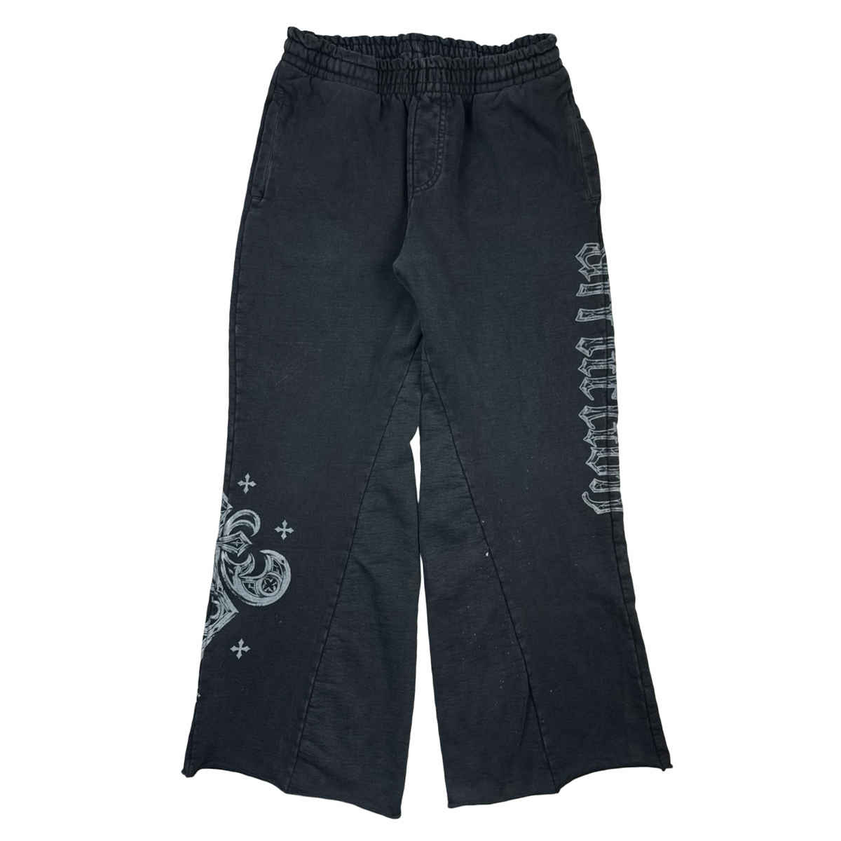 Y2K Affliction Fleur De Lis Sweat Bottoms