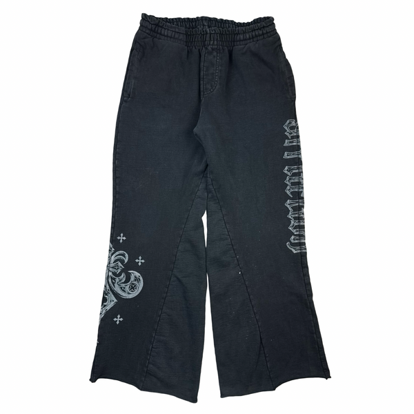 Y2K Affliction Fleur De Lis Sweat Bottoms