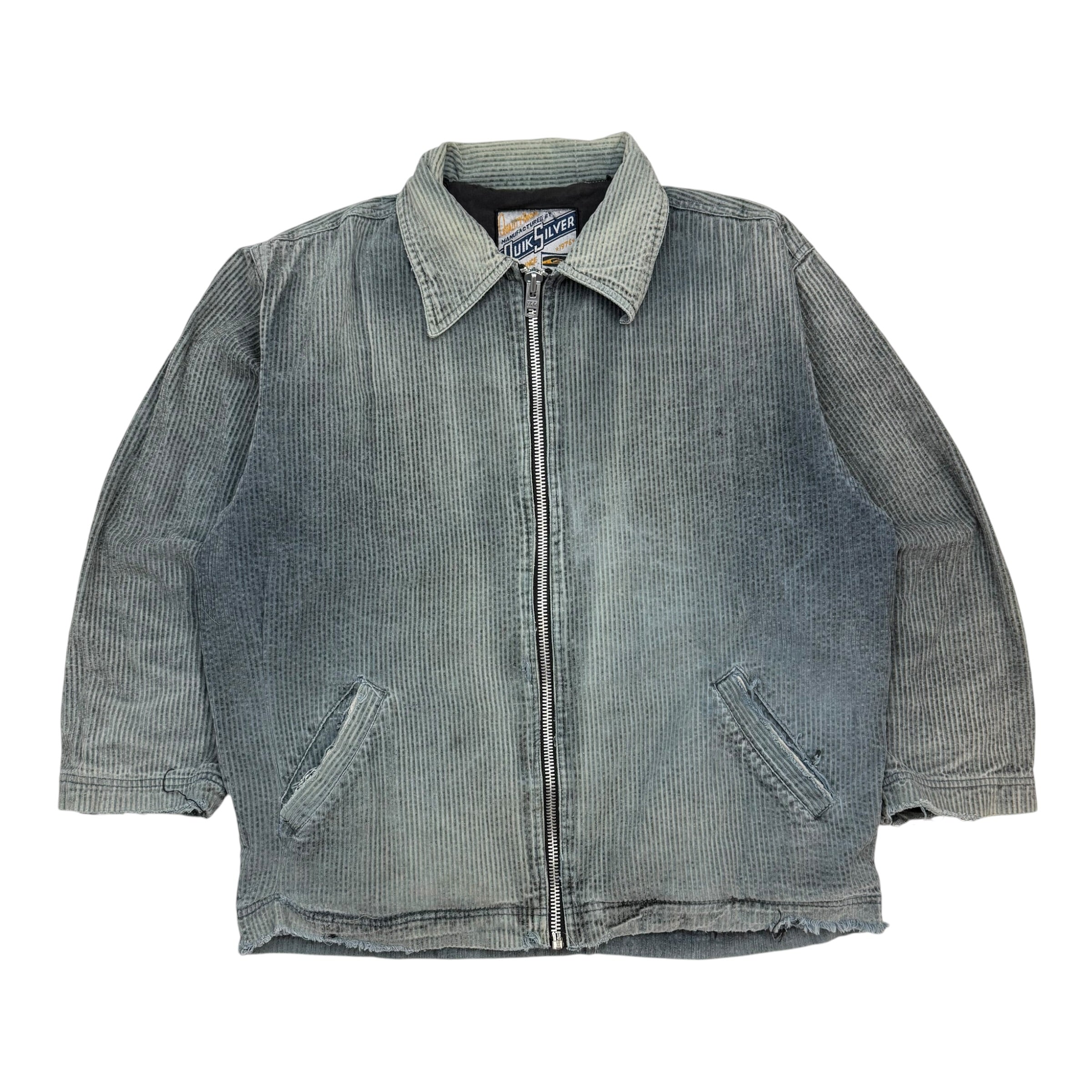 Vintage Quicksilver Corduroy Jacket Beachwashed Blue