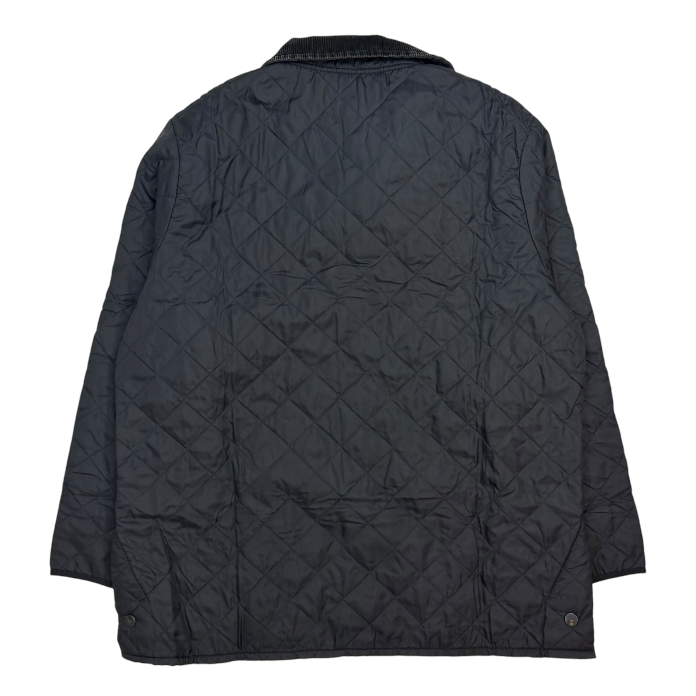 Vintage Barbour Quilted Jacket Black