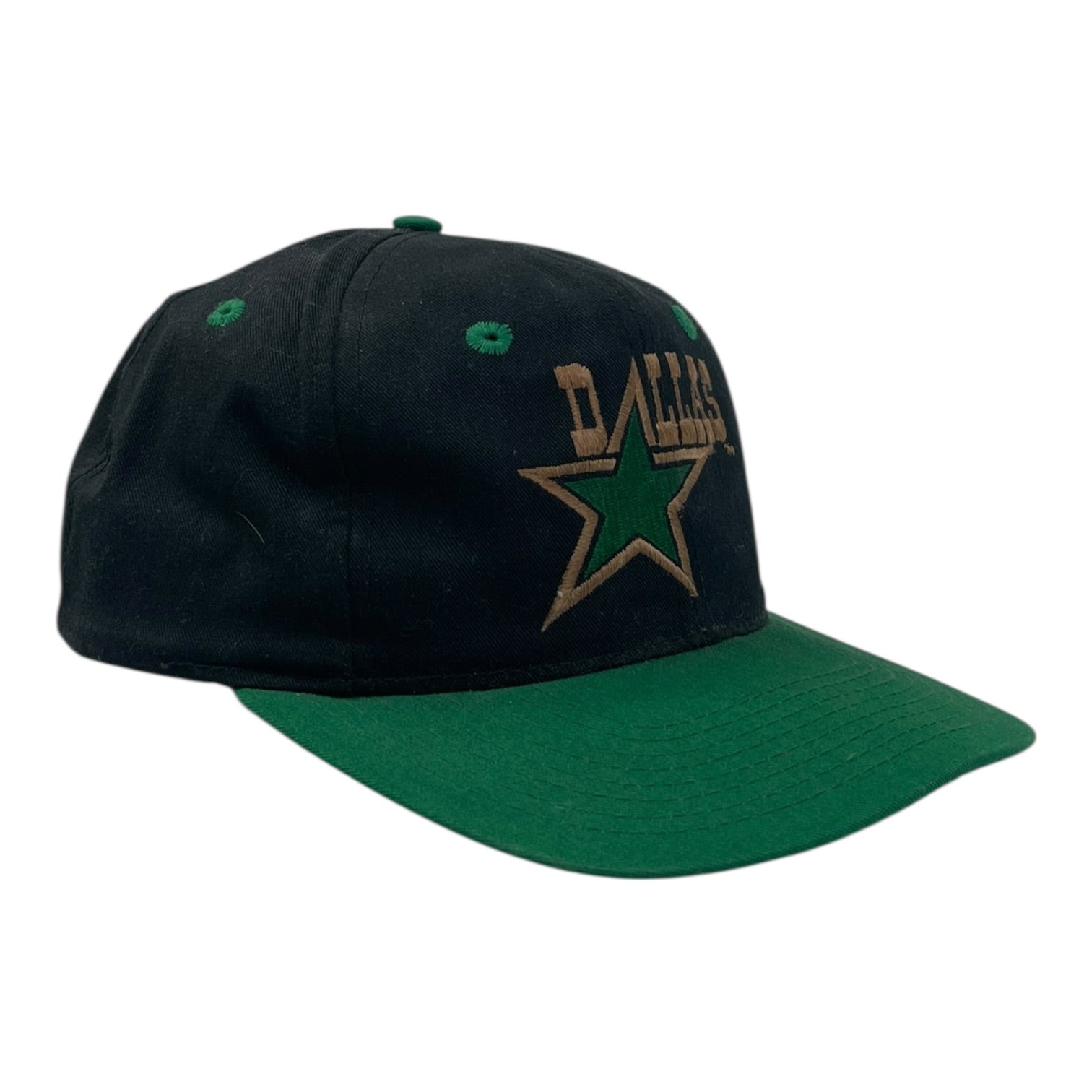 Vintage Dallas Stars Snap Back Faded Black