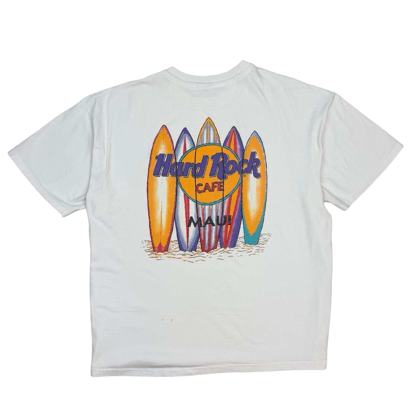 Vintage Hard Rock Cafe Maui Tee White