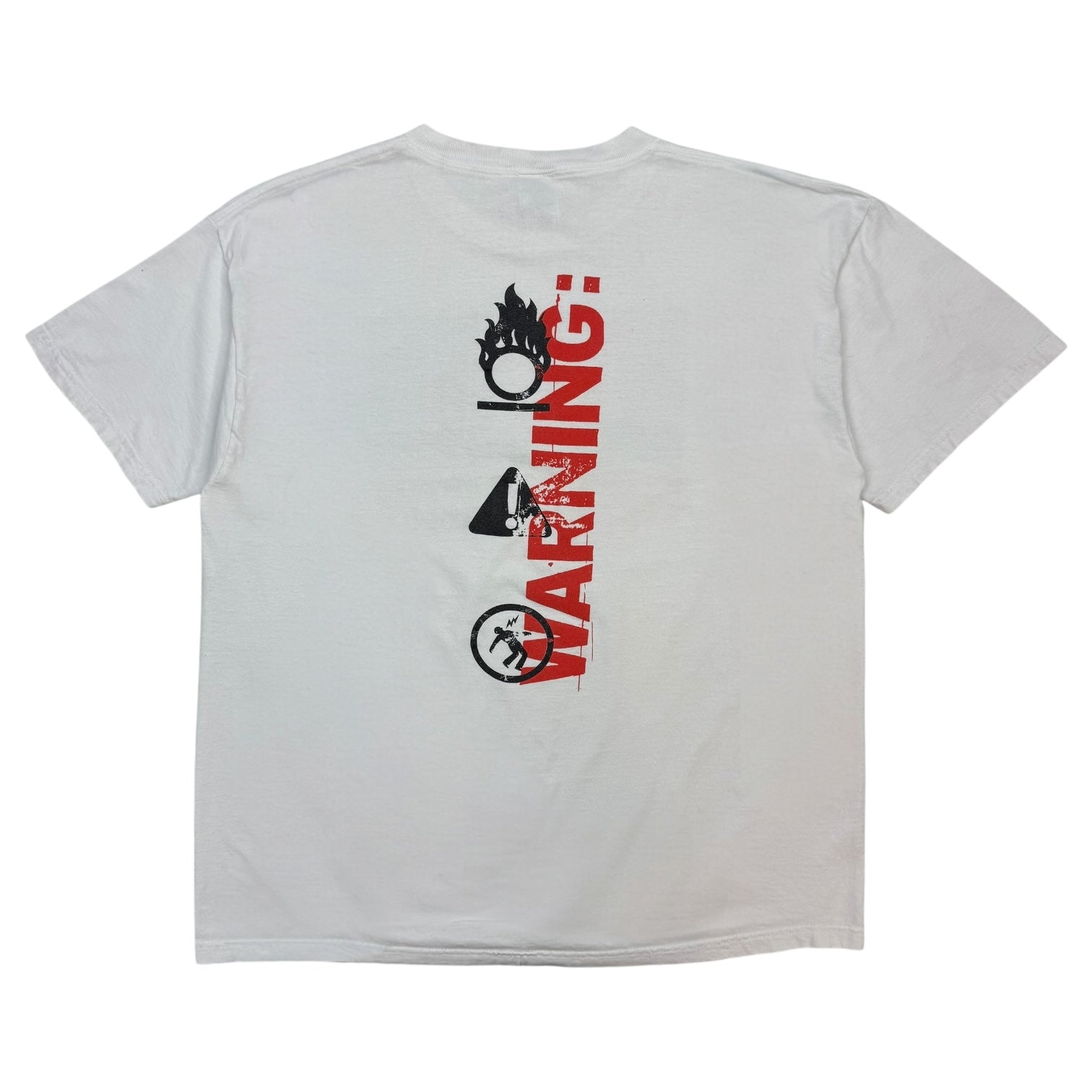 2001 Green Day Warning Tee White